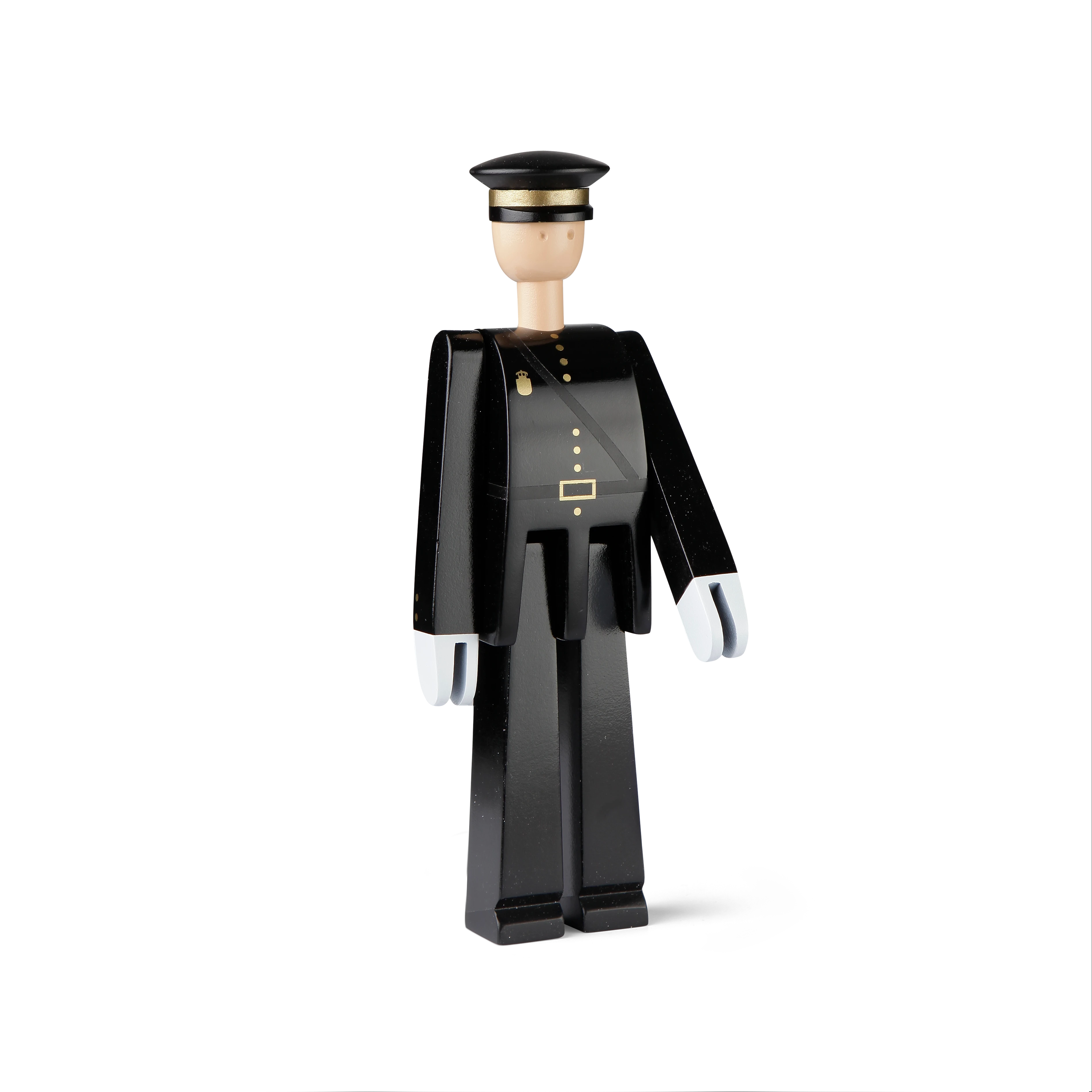 Police officer H20 cm from Kay Bojesen in Black color, made of Wood