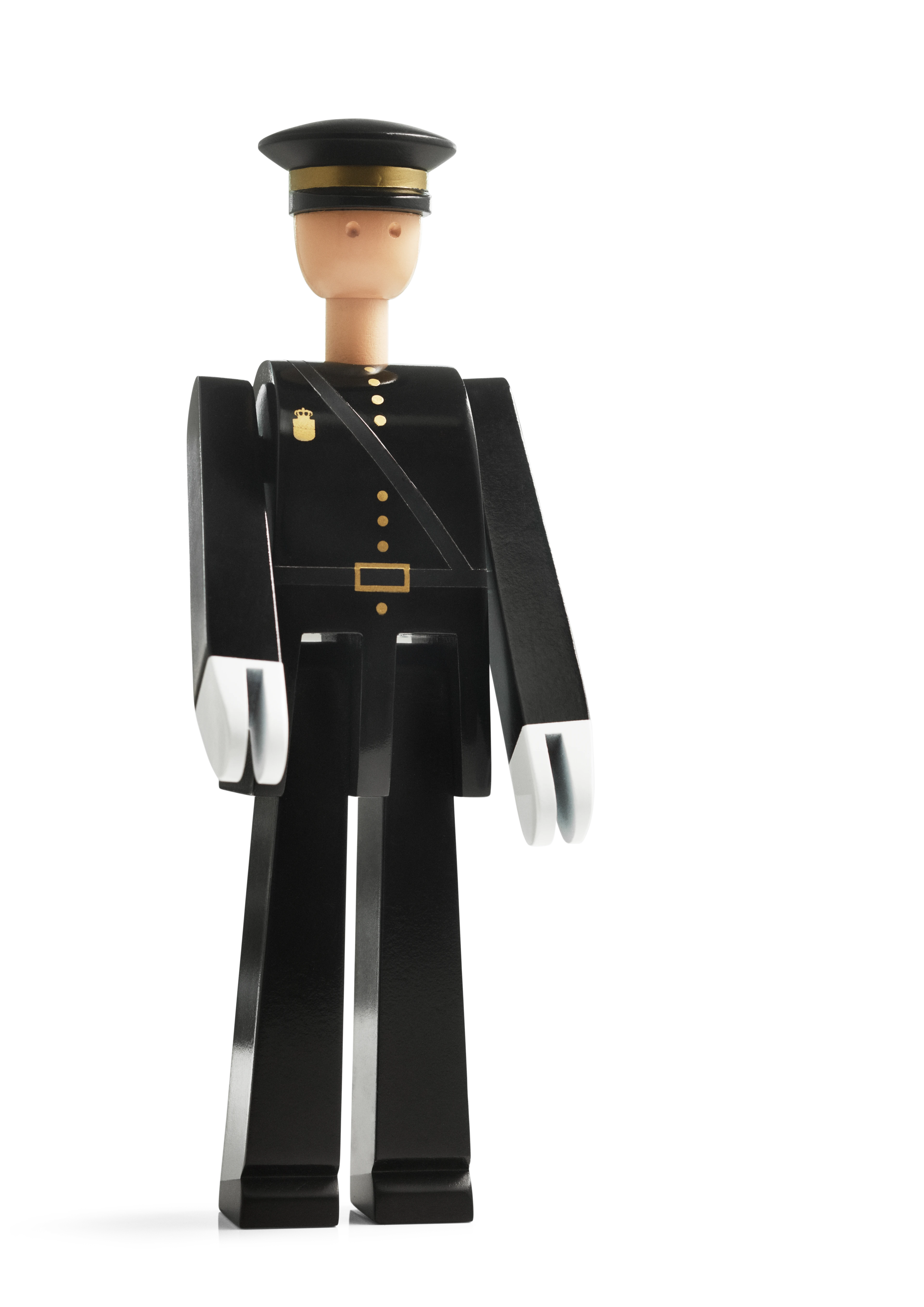 Police officer H20 cm from Kay Bojesen in Black color, made of Wood