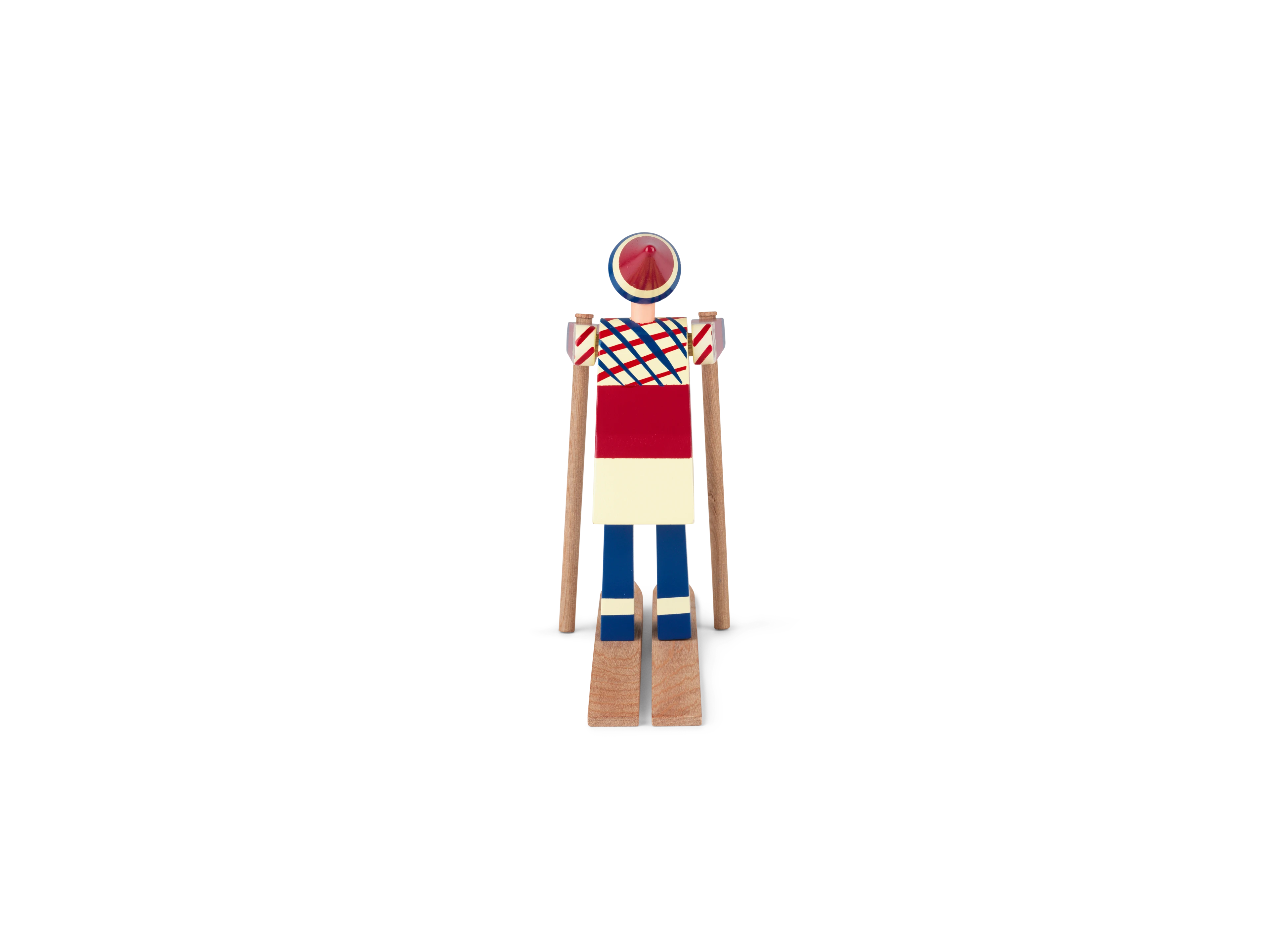 Datti, girl The skier H15.5 cm from Kay Bojesen in Multi color, made of Wood