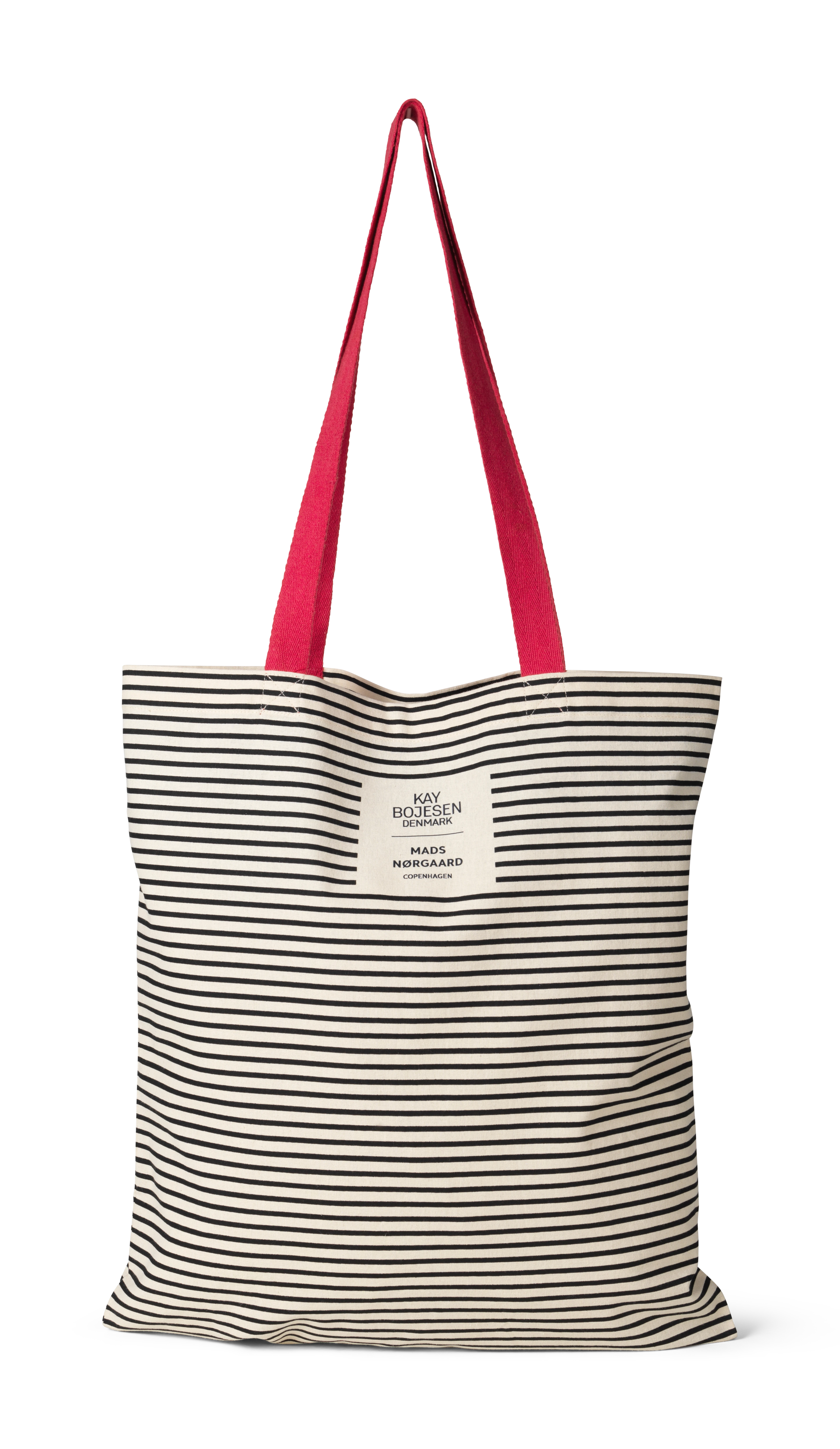 x Nørgaard paa Strøget Tote bag 40x45 cm fra Kay Bojesen i fargen Hvit/Sort, laget av Bomull
