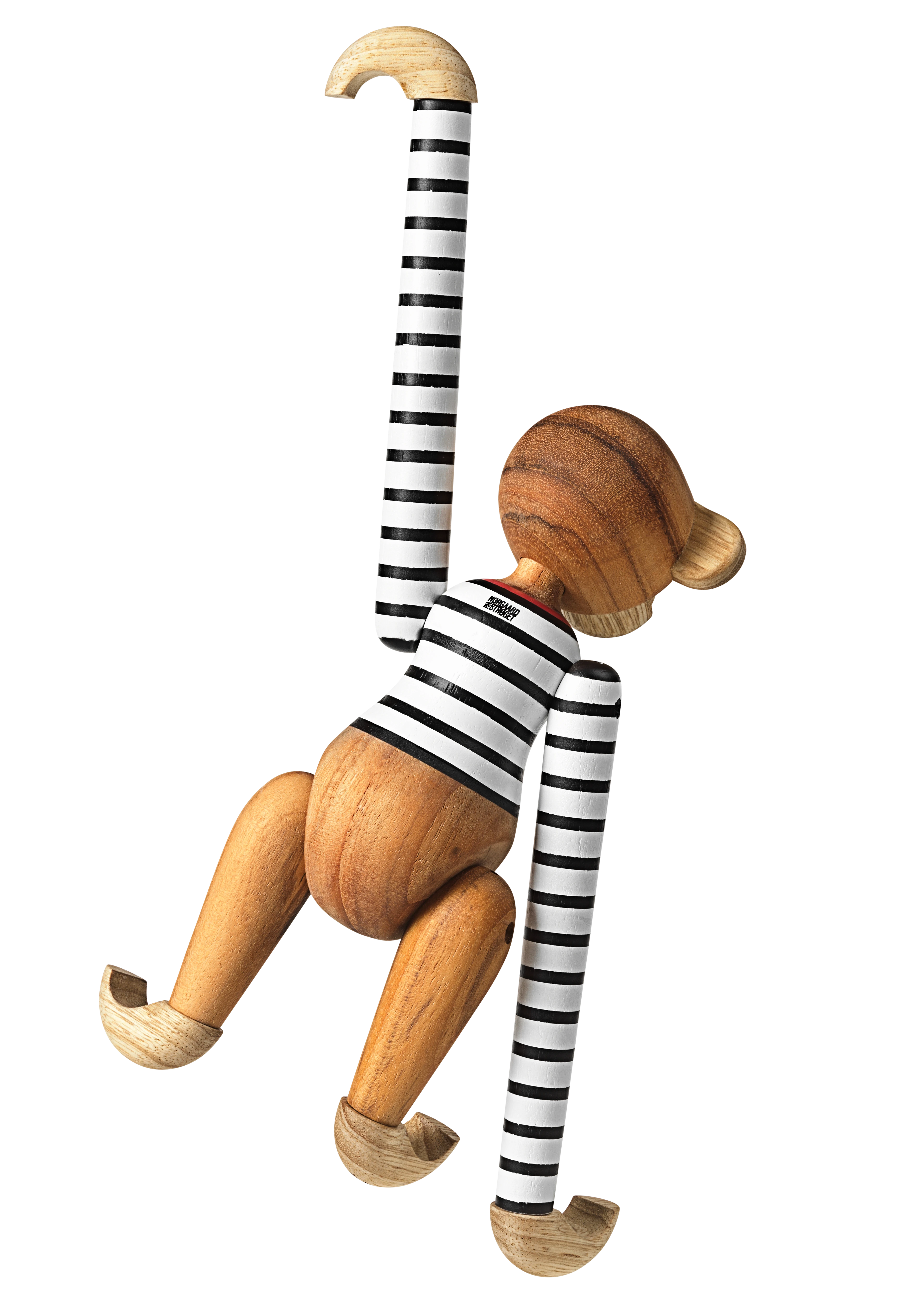 x Nørgaard paa Strøget Monkey small from Kay Bojesen in White/Black color, made of Wood