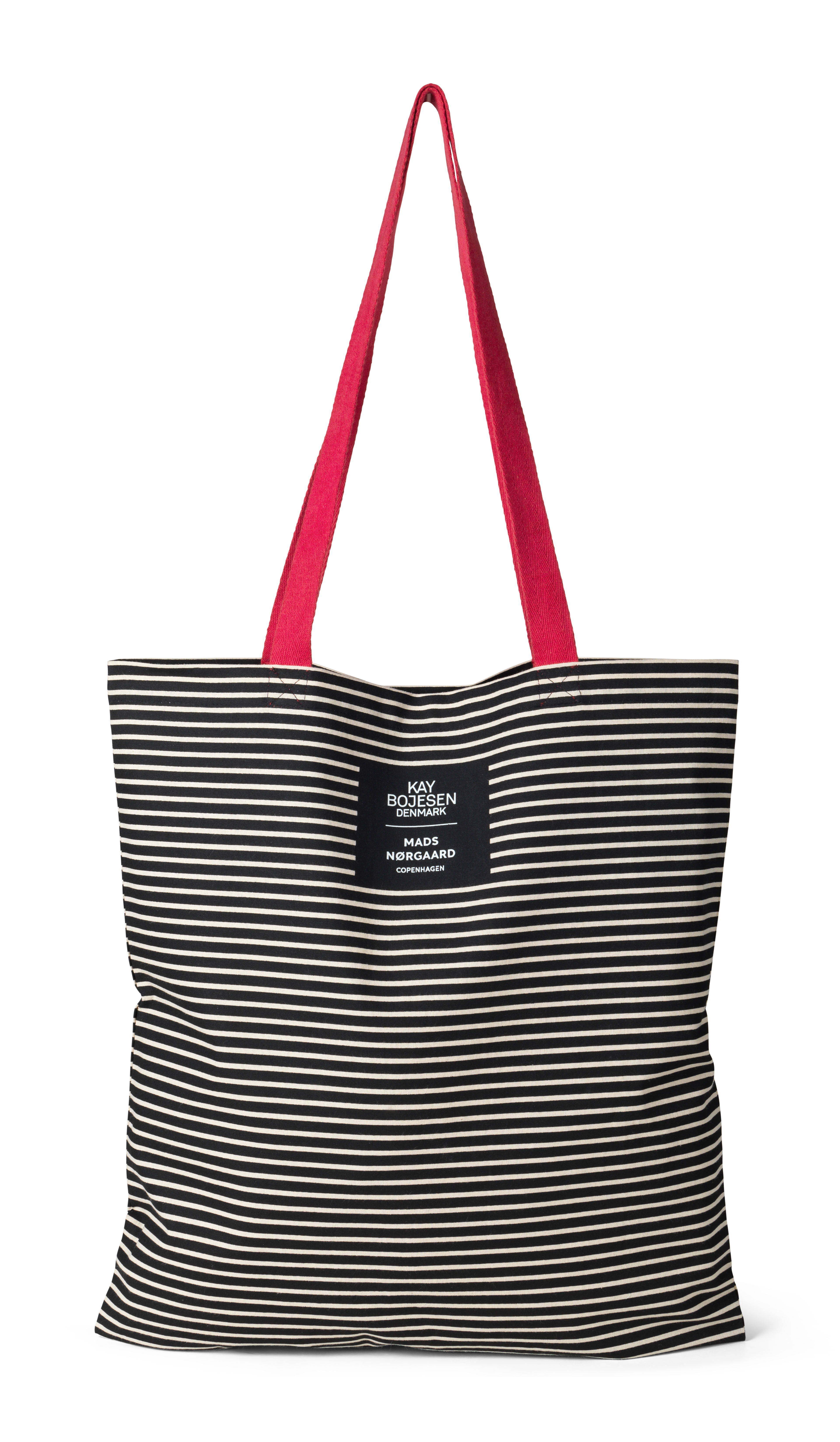 x Nørgaard paa Strøget Tote bag 40x45 cm från Kay Bojesen i färgen Svart/Vit, tillverkad av Bomull