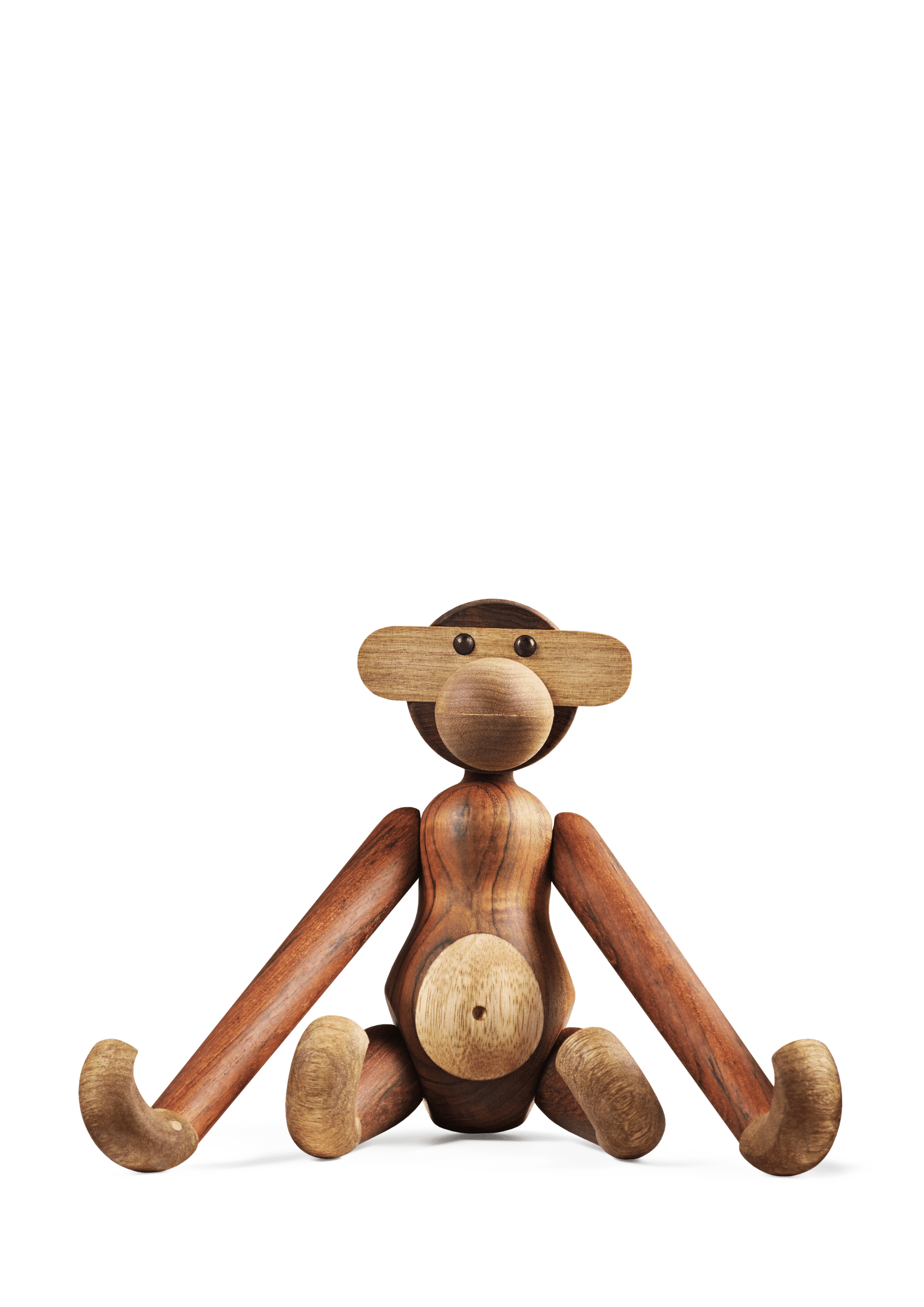 Kay Bojesen Monkey medium in Teak/Limba from serie Monkey