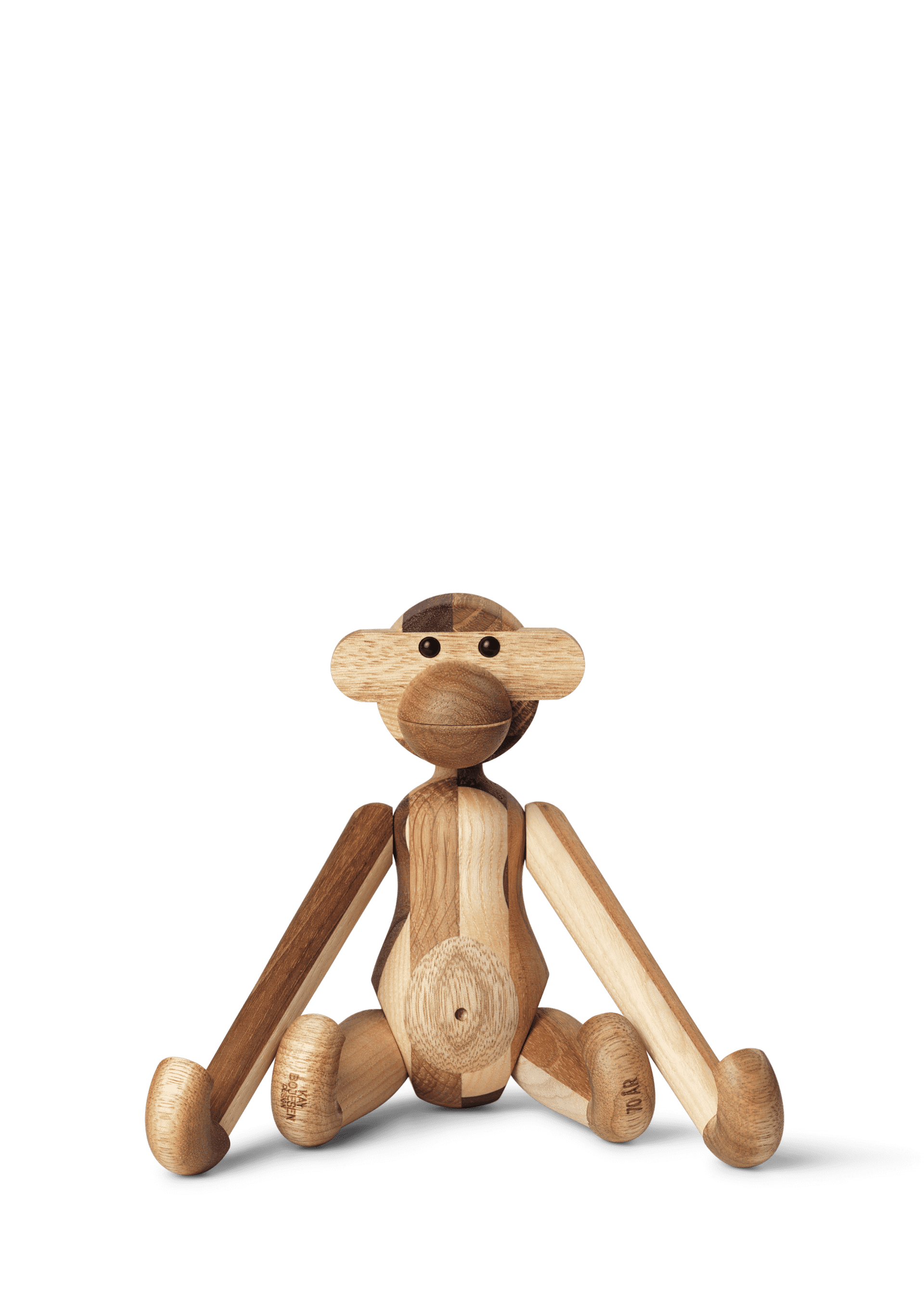 Kay Bojesen Monkey Reworked Anniversary small mixed wood