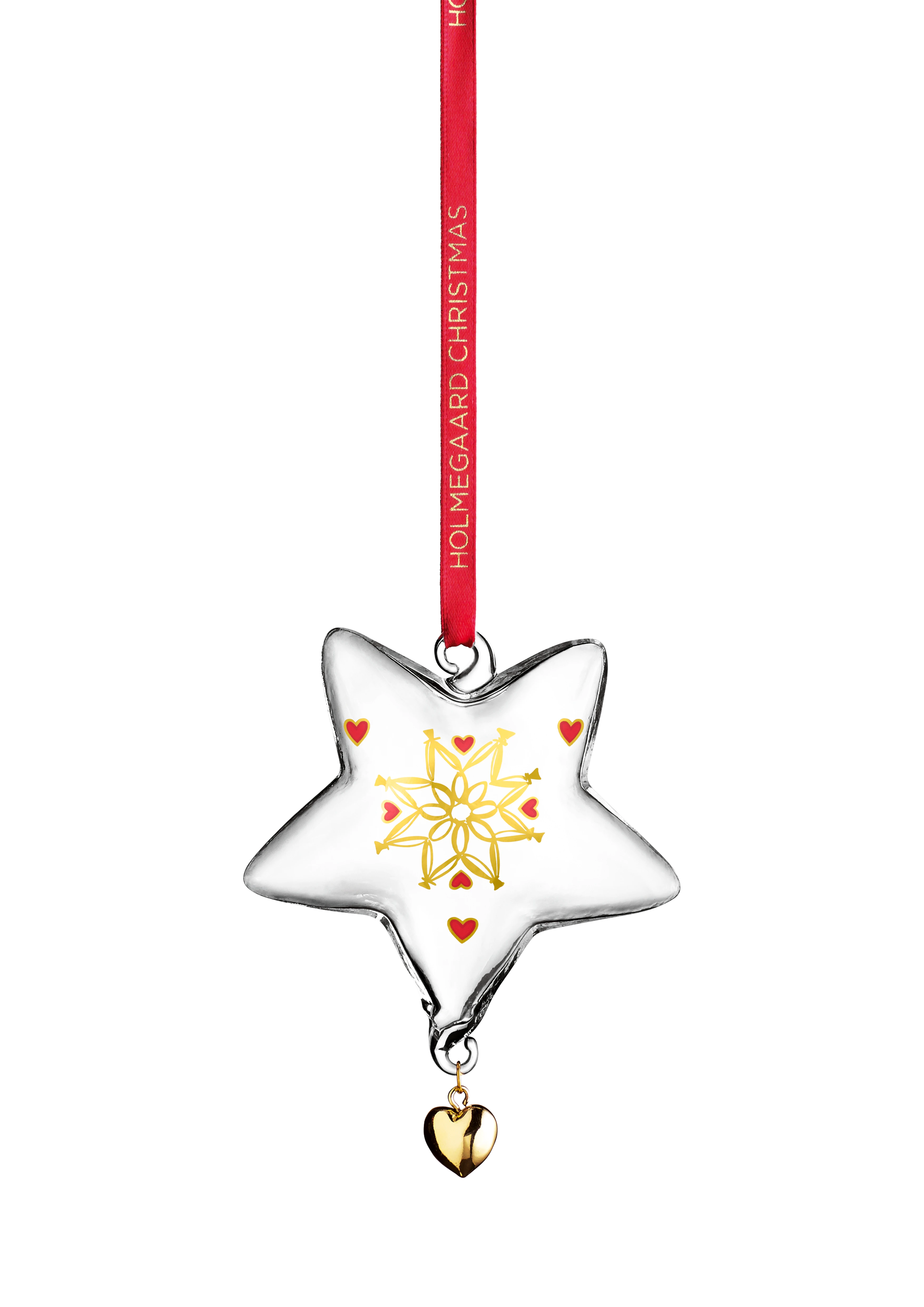 Annual Christmas Star 2021 small from Holmegaard in Clear color, made of Glass