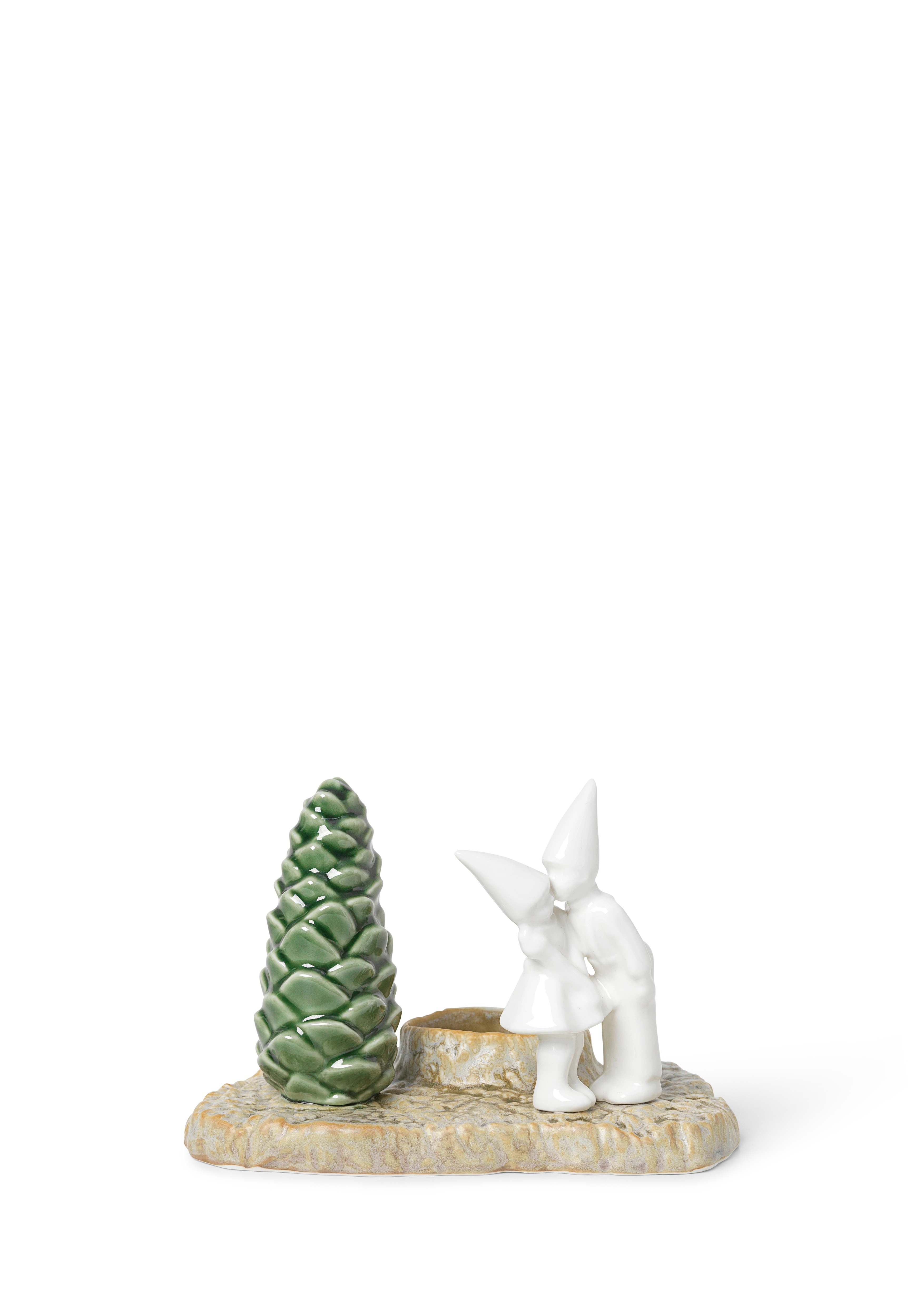 Christmas Kiss Candle holder H11.5