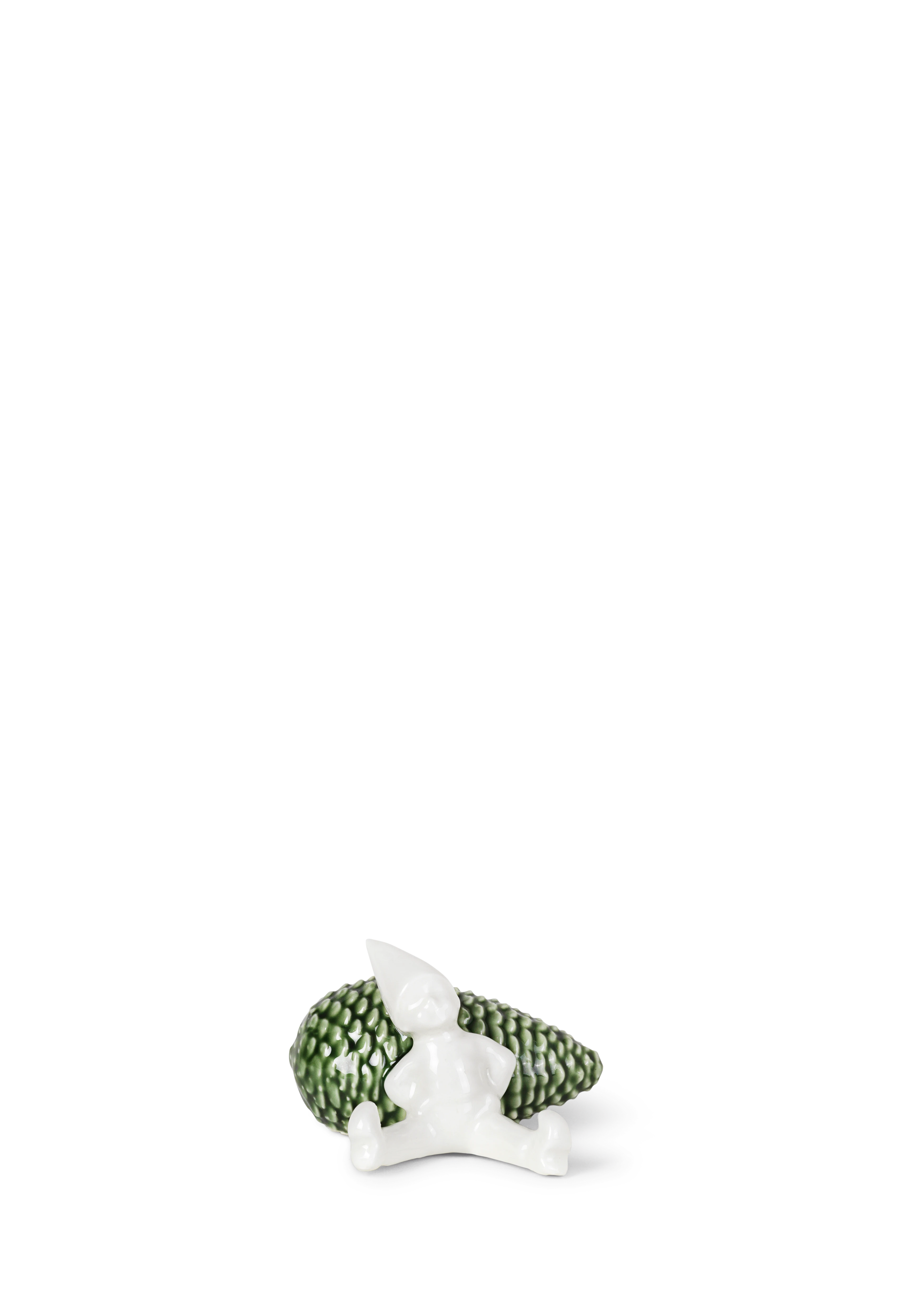 Christmas Joy H5.5 from Kähler  in White color, made of Ceramics