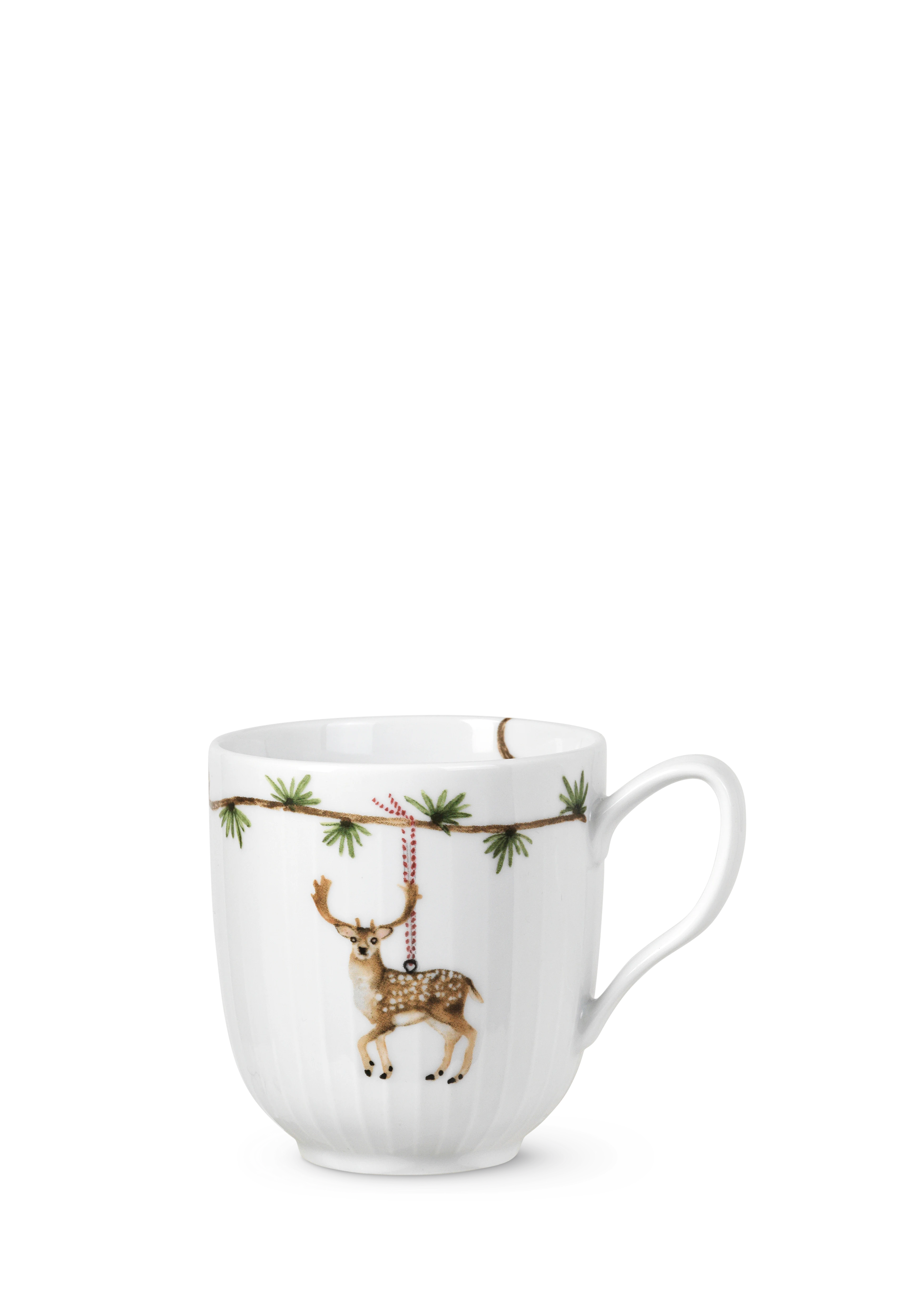Mug 2021 33 cl from Kähler  in White w. deco color, made of Ceramics