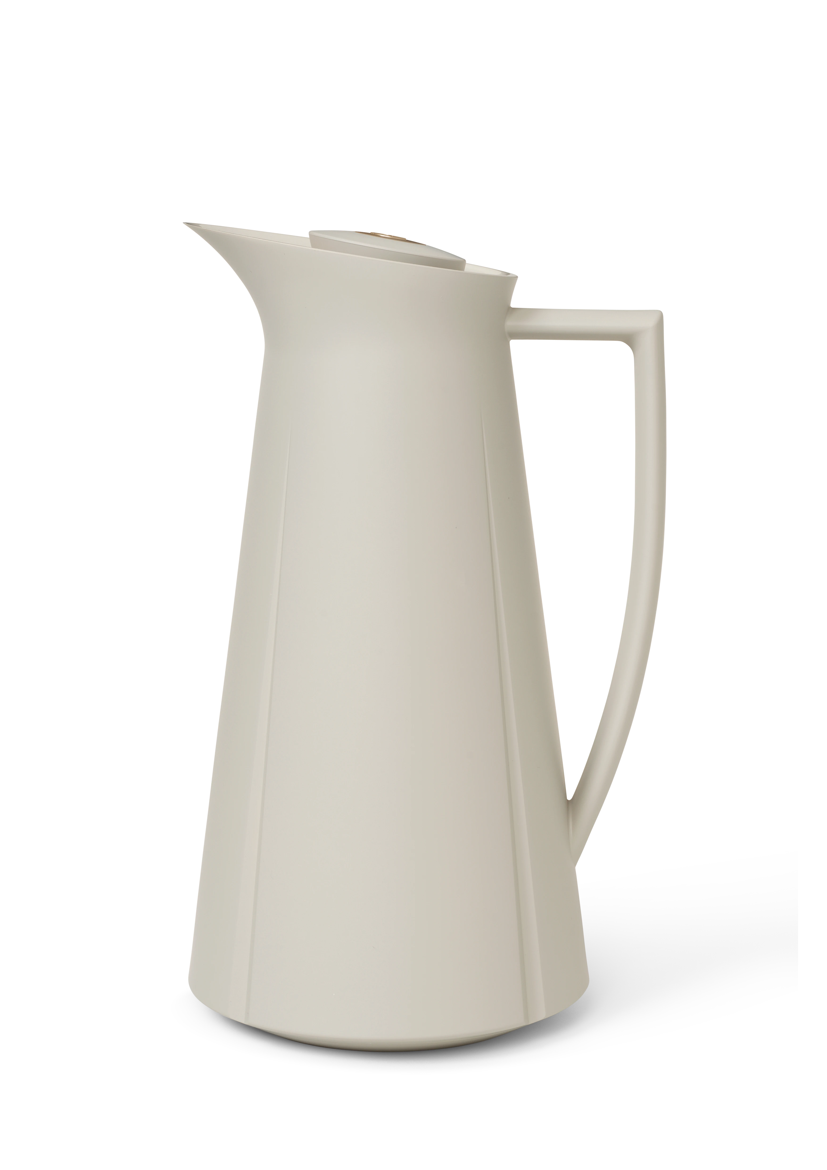 Termokanne 1,0 l fra Rosendahl i fargen Kit med guldknap, laget av Plast