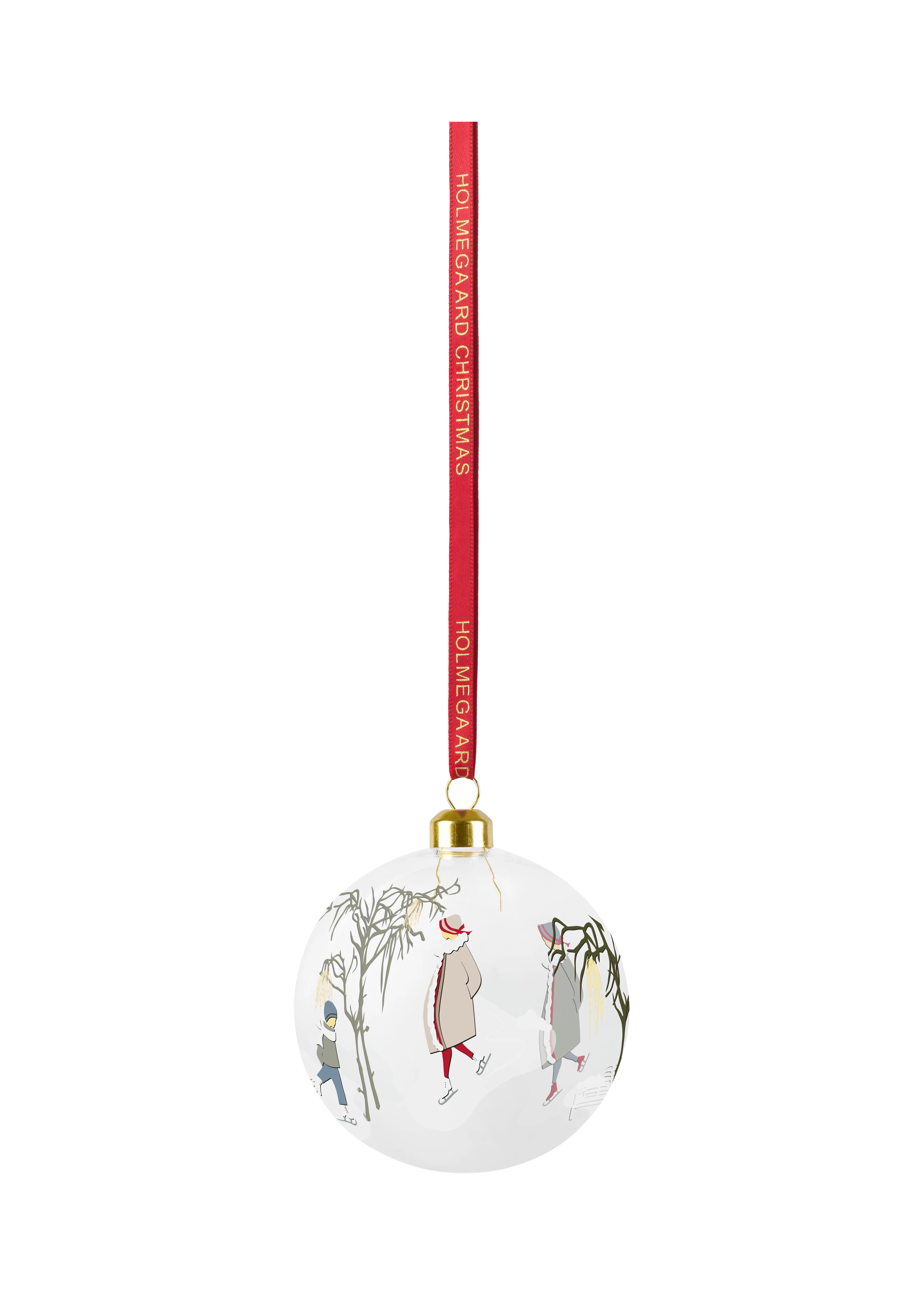 Bauble Children ice skating Ø8 cm