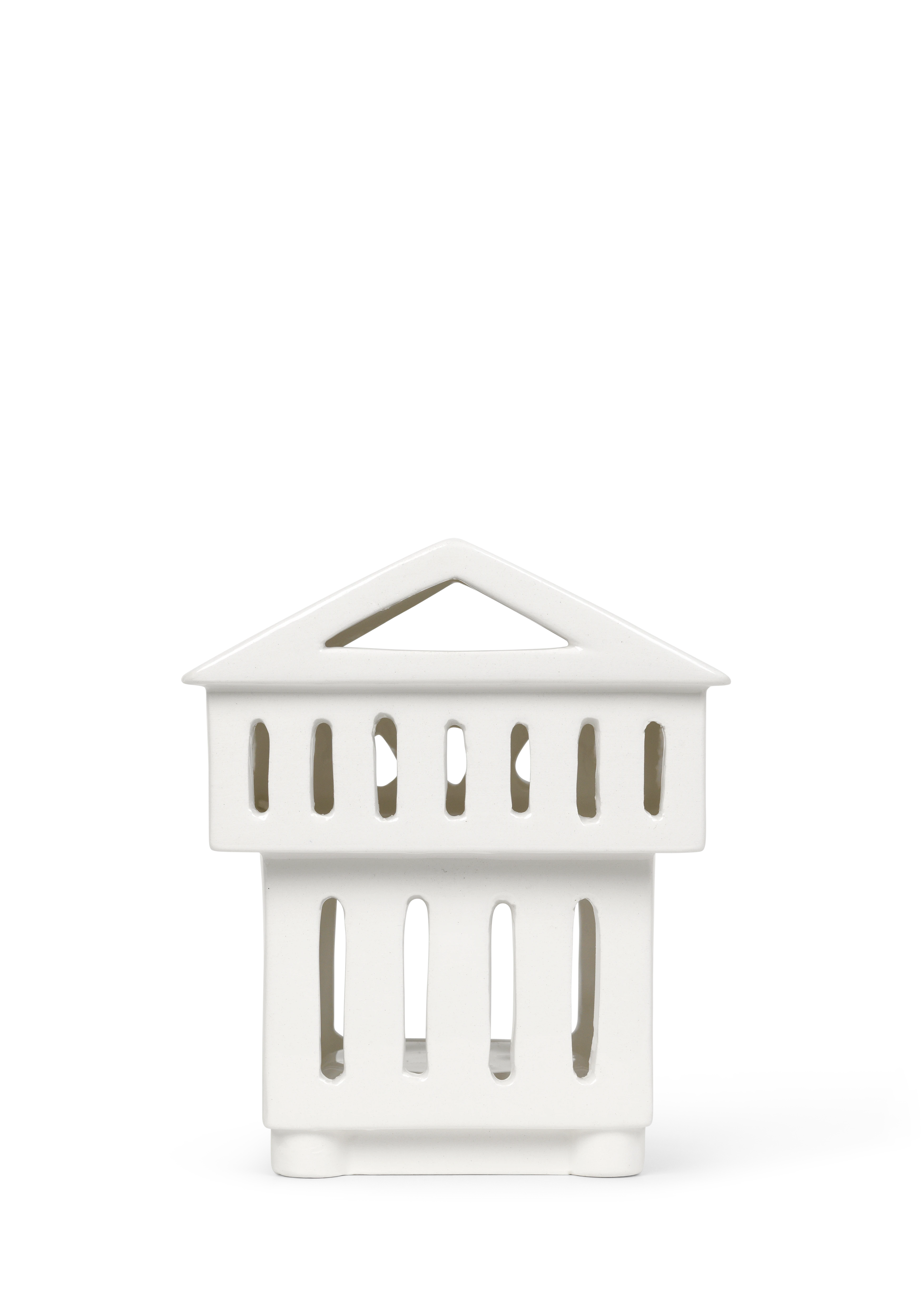 lyshus Stabbur H13.5 fra Kähler i fargen Hvit, laget av Keramikk