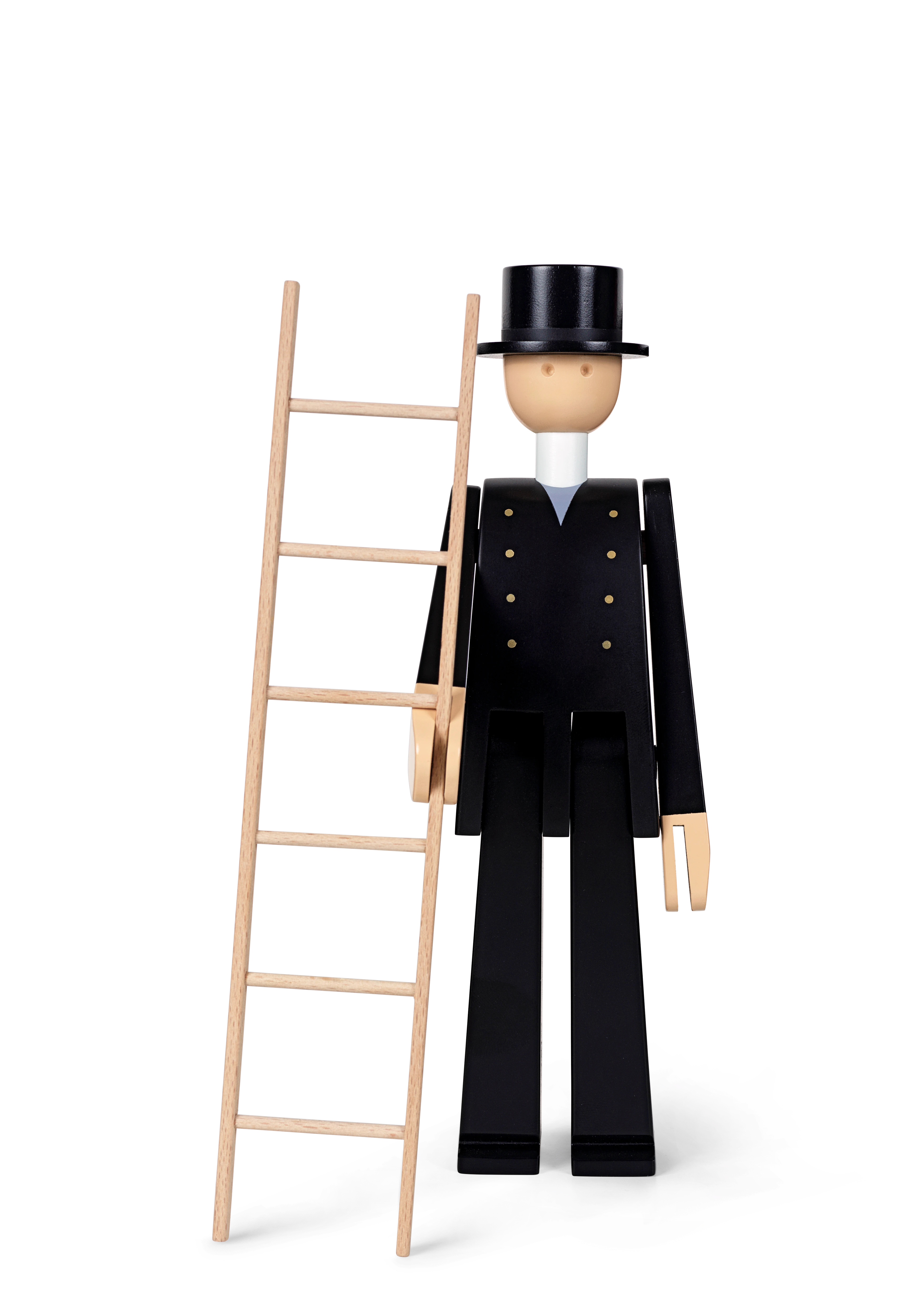 Schornsteinfeger H20.5 von Kay Bojesen in der Farbe Schwarz, hergestellt aus Holz