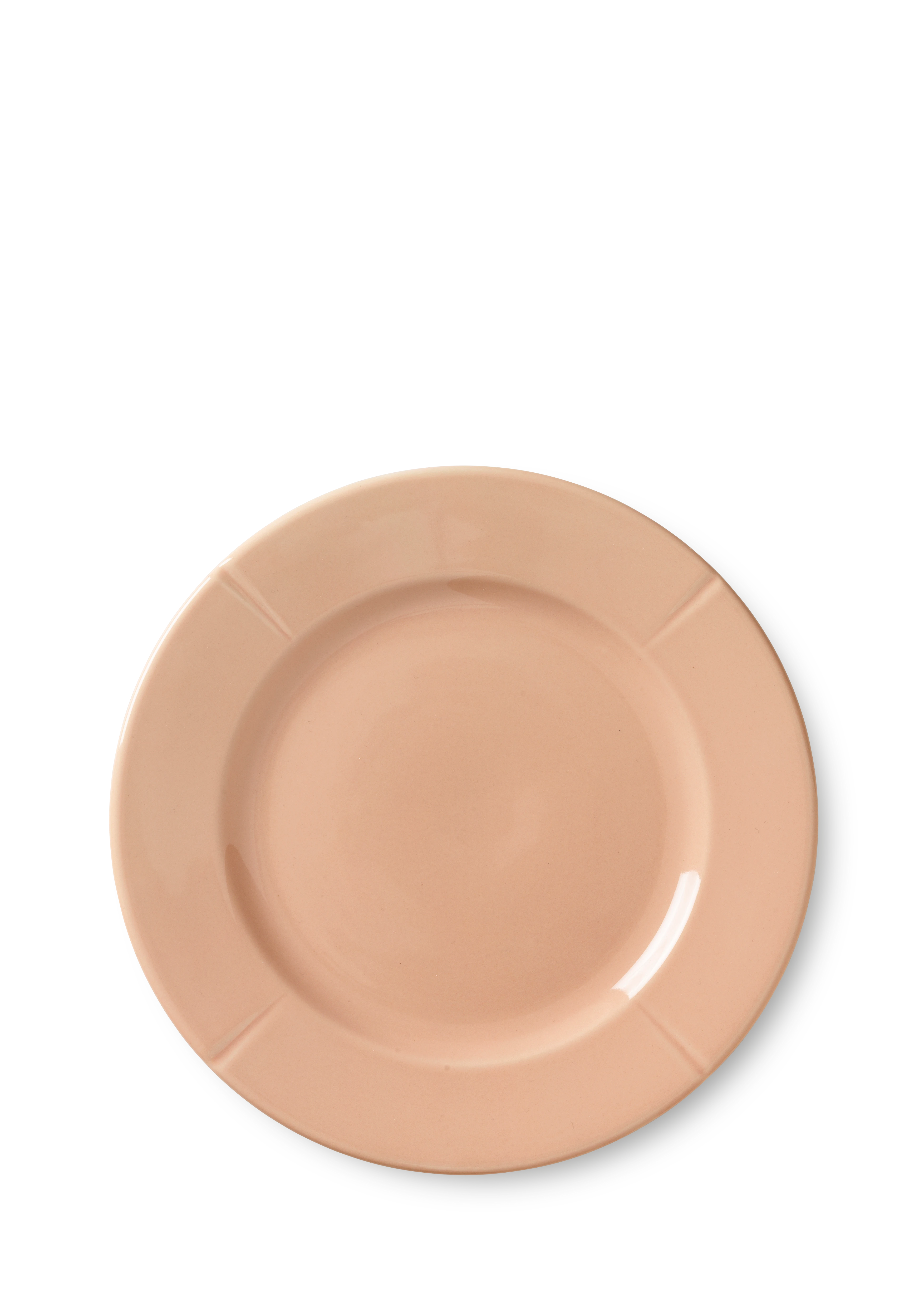 Teller Ø23 cm von Rosendahl in der Farbe Blush, hergestellt aus Keramik