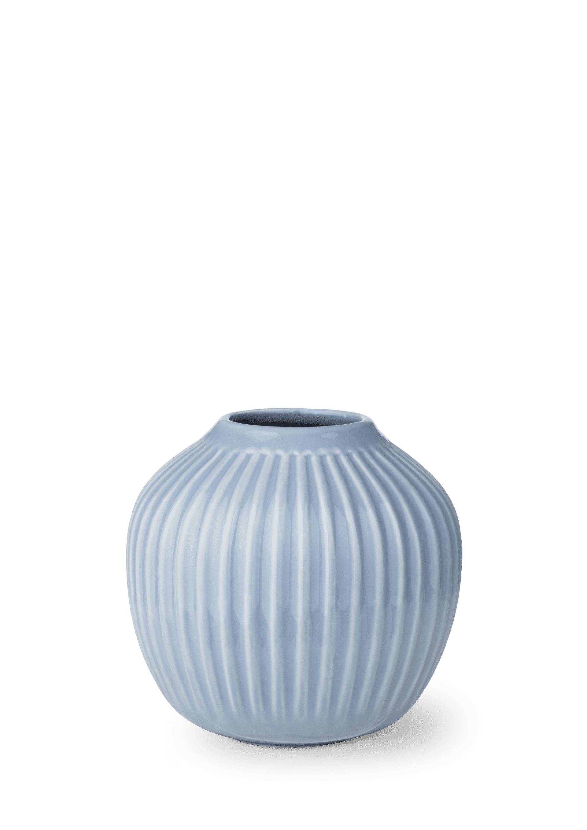 Kähler Vase H13 cm in Hellblau aus der Serie Hammershøi
