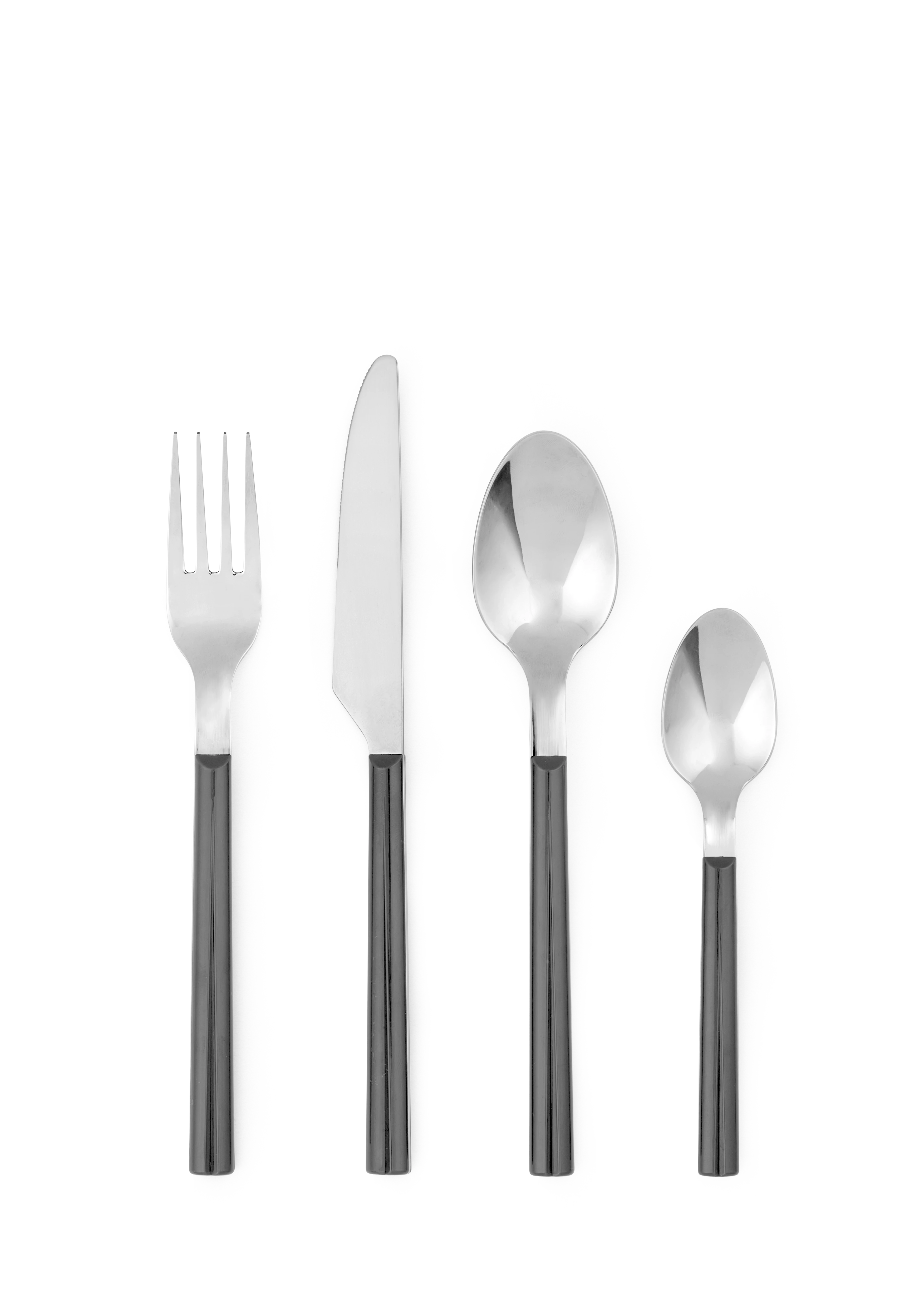 Bistro Bestickset 16 delar från Rosendahl i färgen Ash grey, tillverkad av Metall