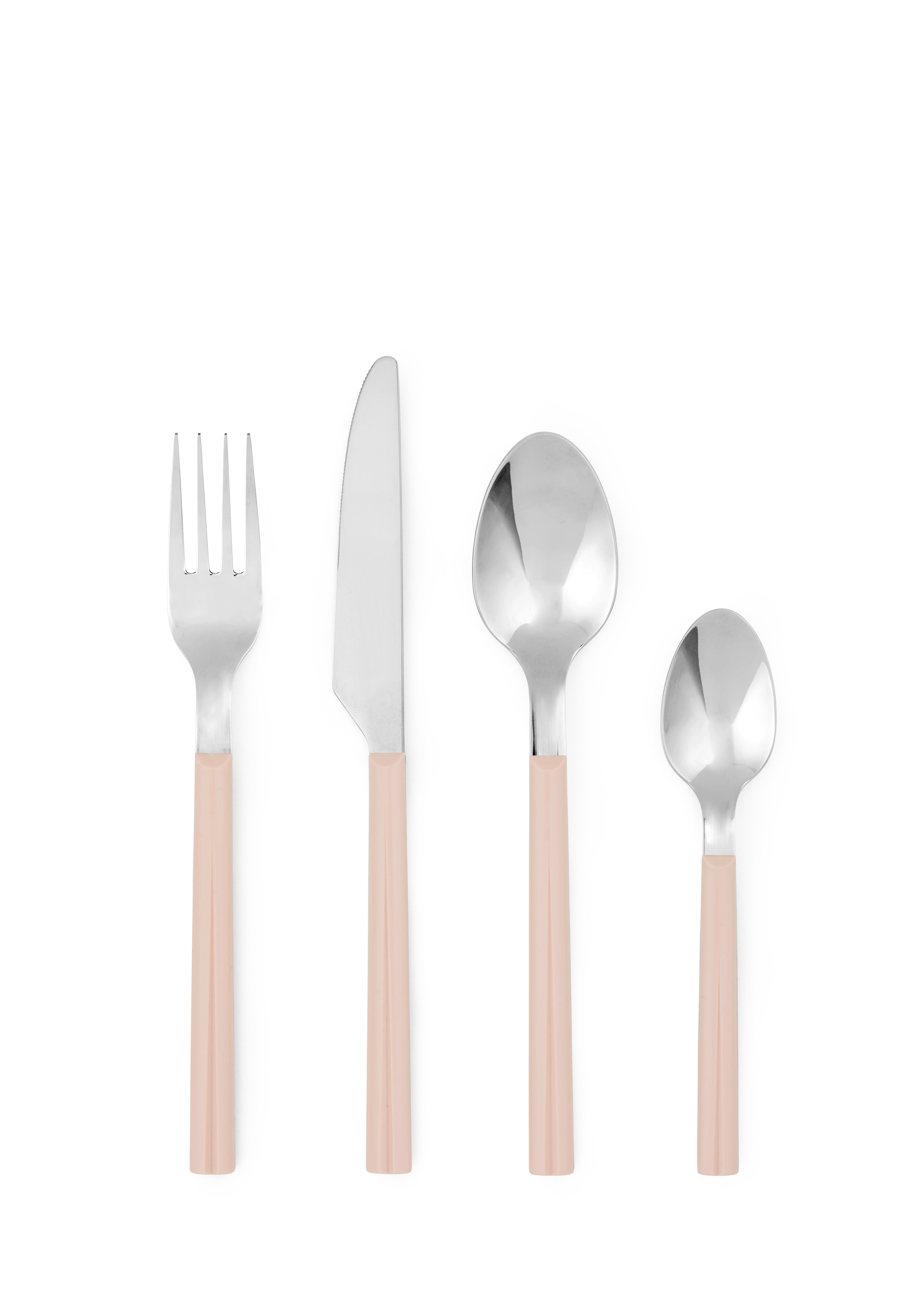 Bistro Cutlery set 16 parts from Rosendahl in Blush color, made of Metal