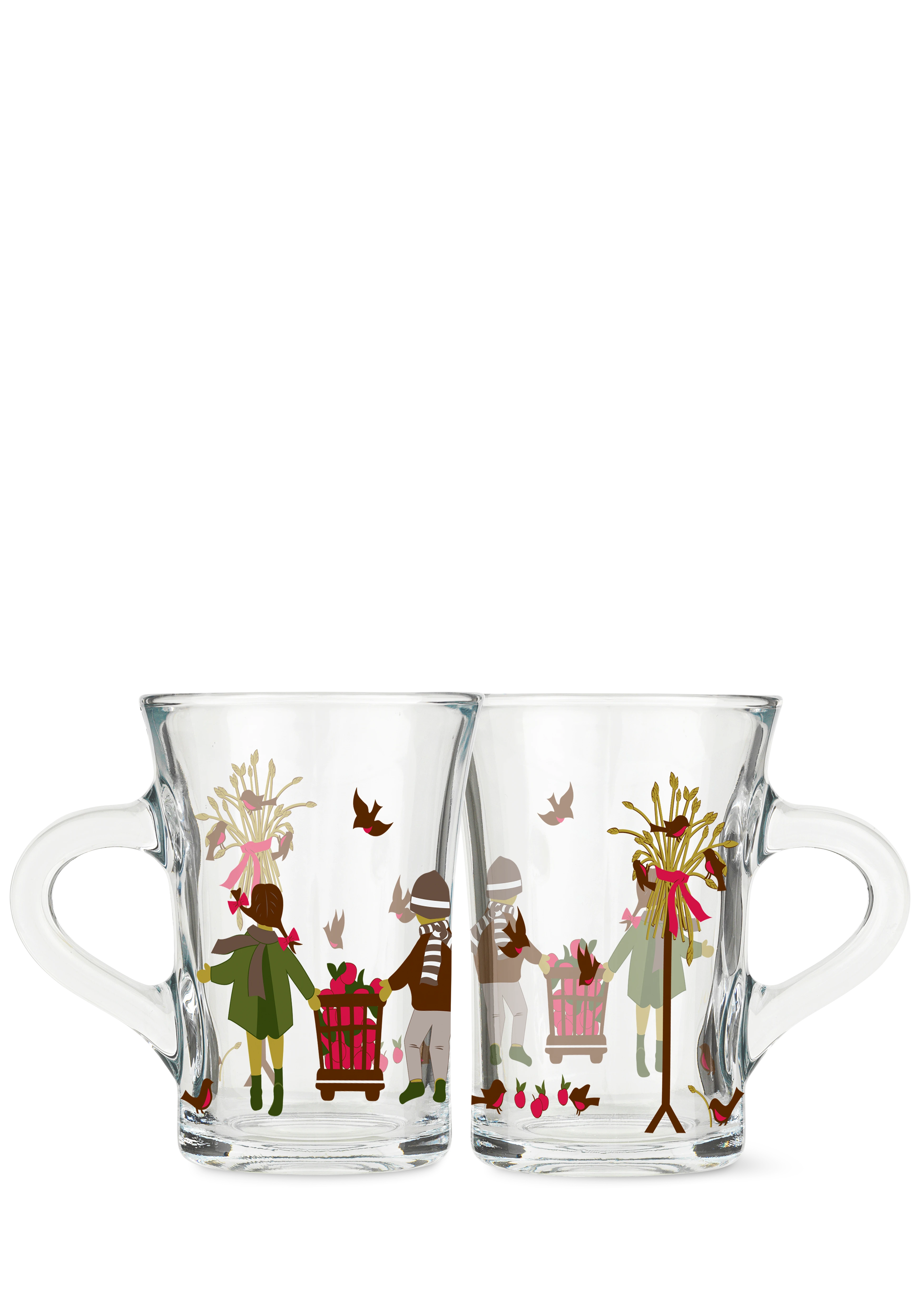 Weihnachts-Hot Drink Glas 2022 26 cl 2 Stck.
