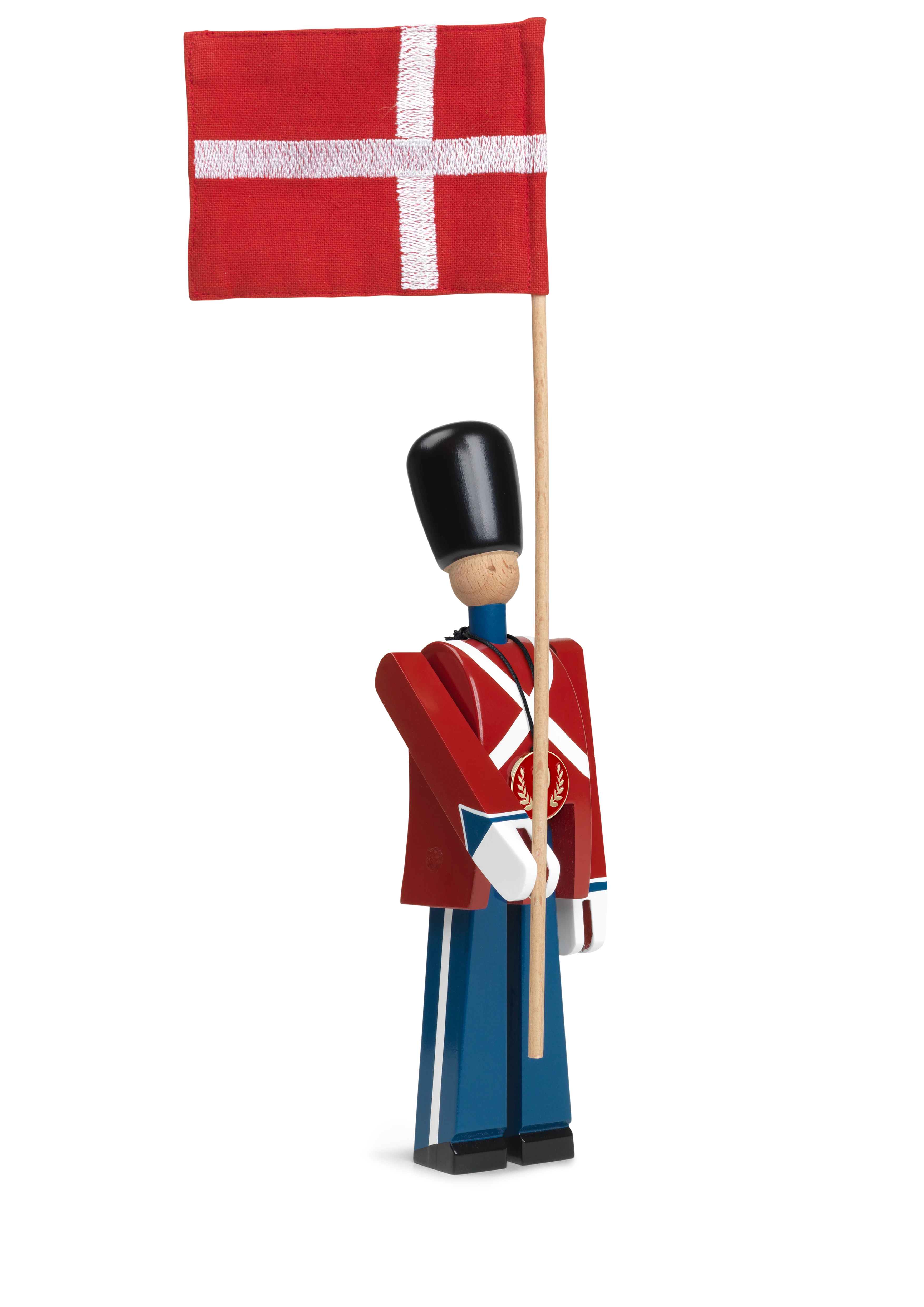 Anniversary Standard-bearer small from Kay Bojesen in Red/Blue/White color, made of Wood