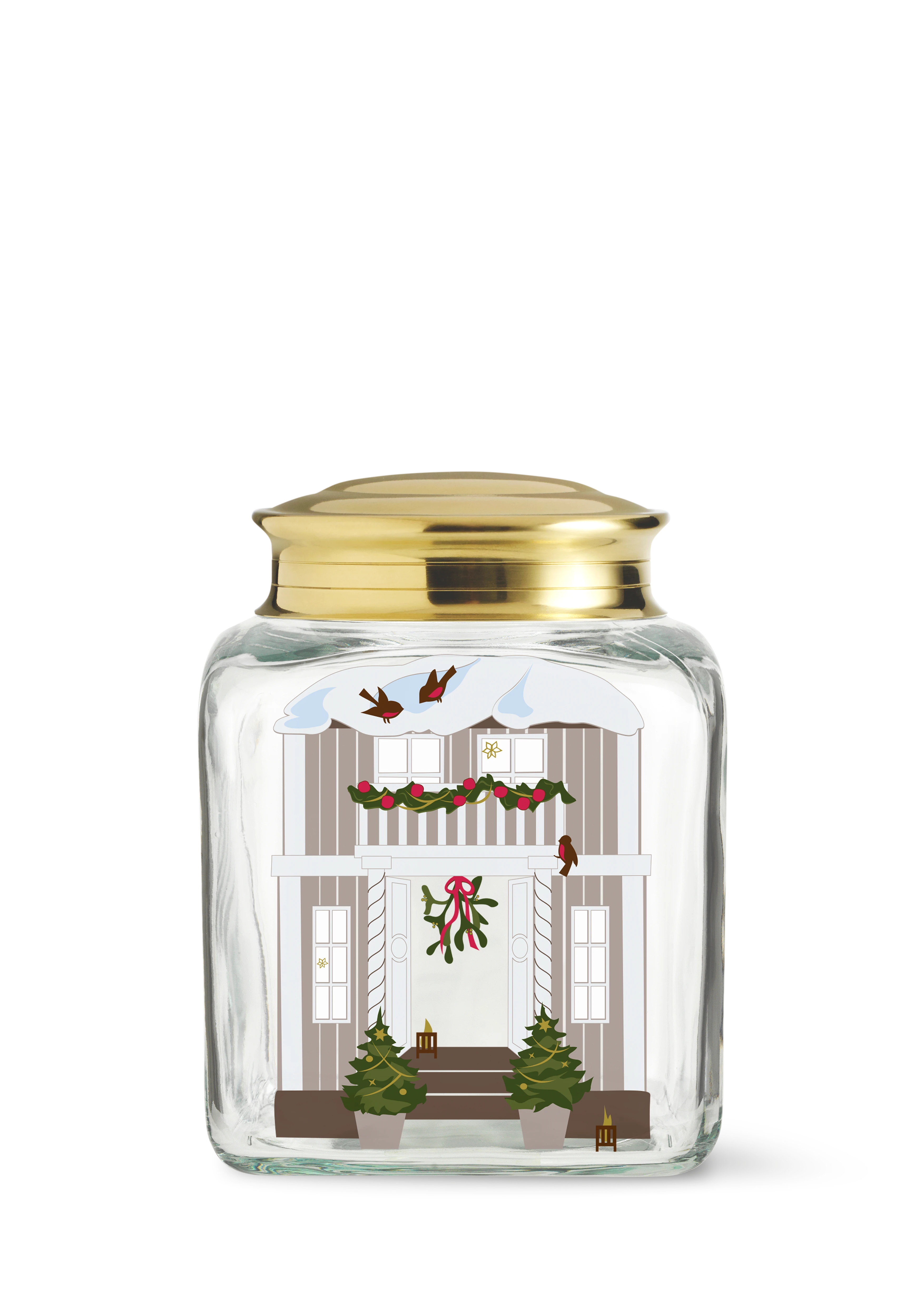 Julekakeglass 2022 H16 fra Holmegaard i fargen Multi, laget av Glass