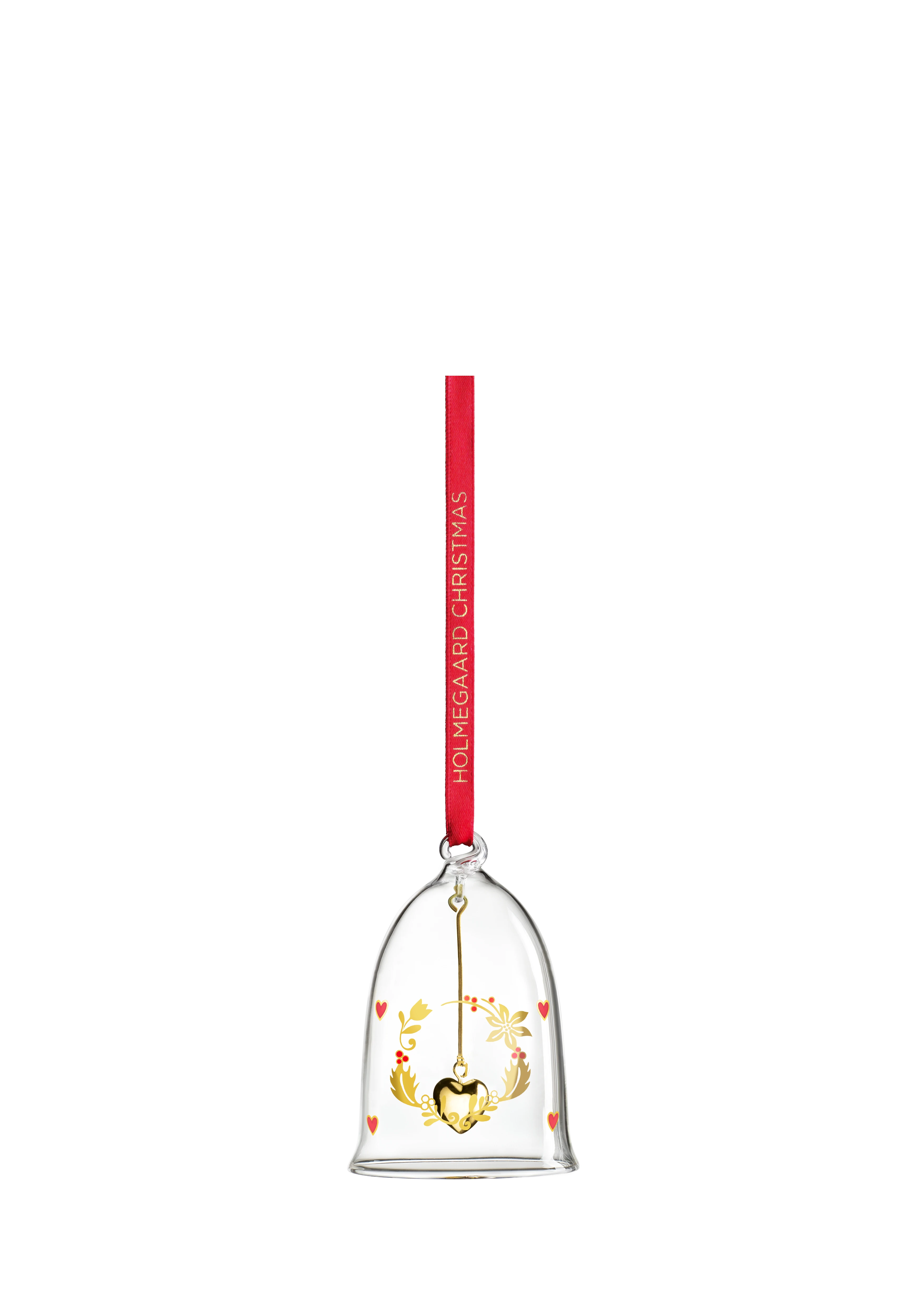 Annual Christmas Bell 2023 small from Holmegaard in Clear color, made of Glass