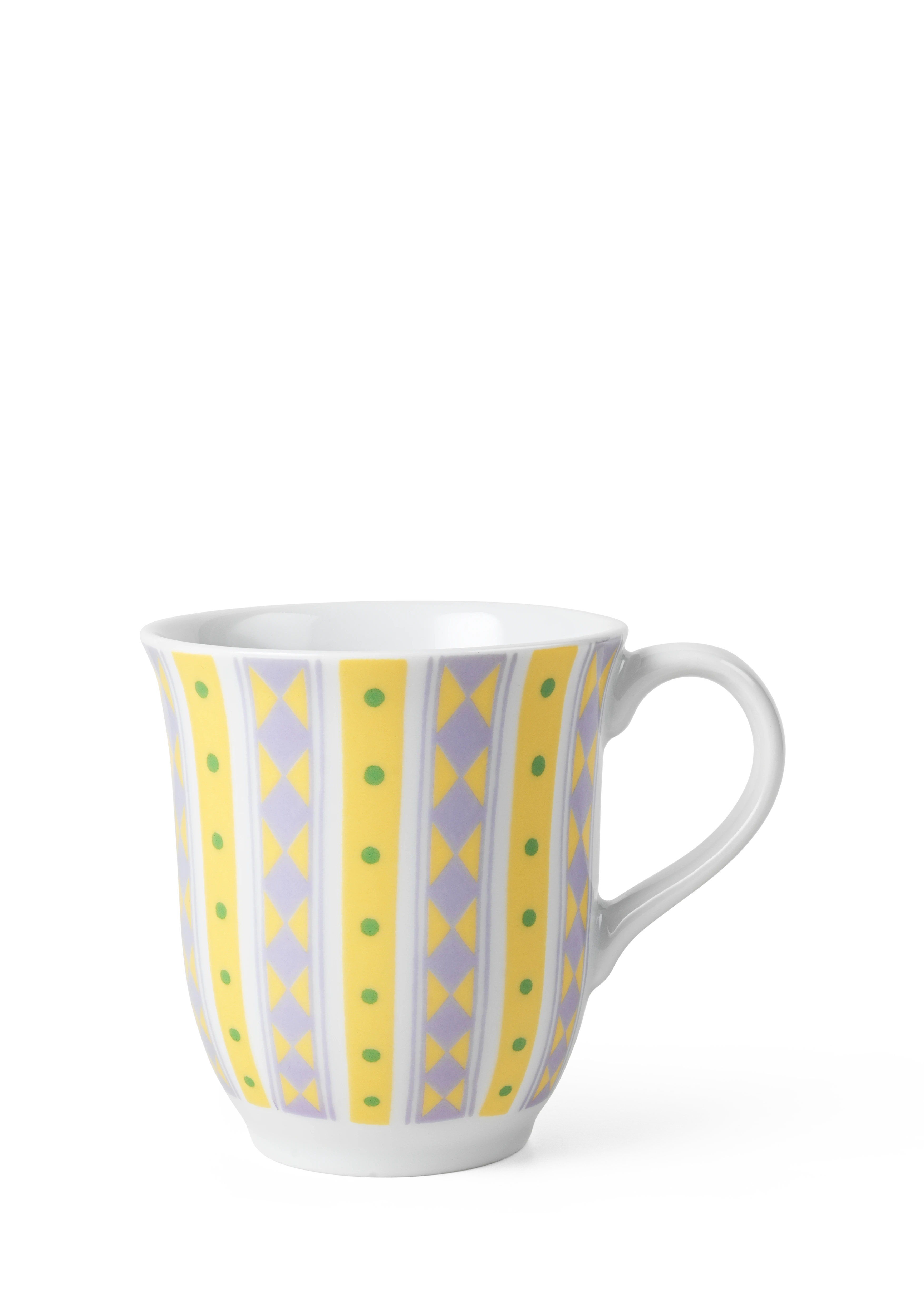 Krus med hank 35 cl 2 stk. fra Bjørn Wiinblad i farven Lilla, lavet af Keramik