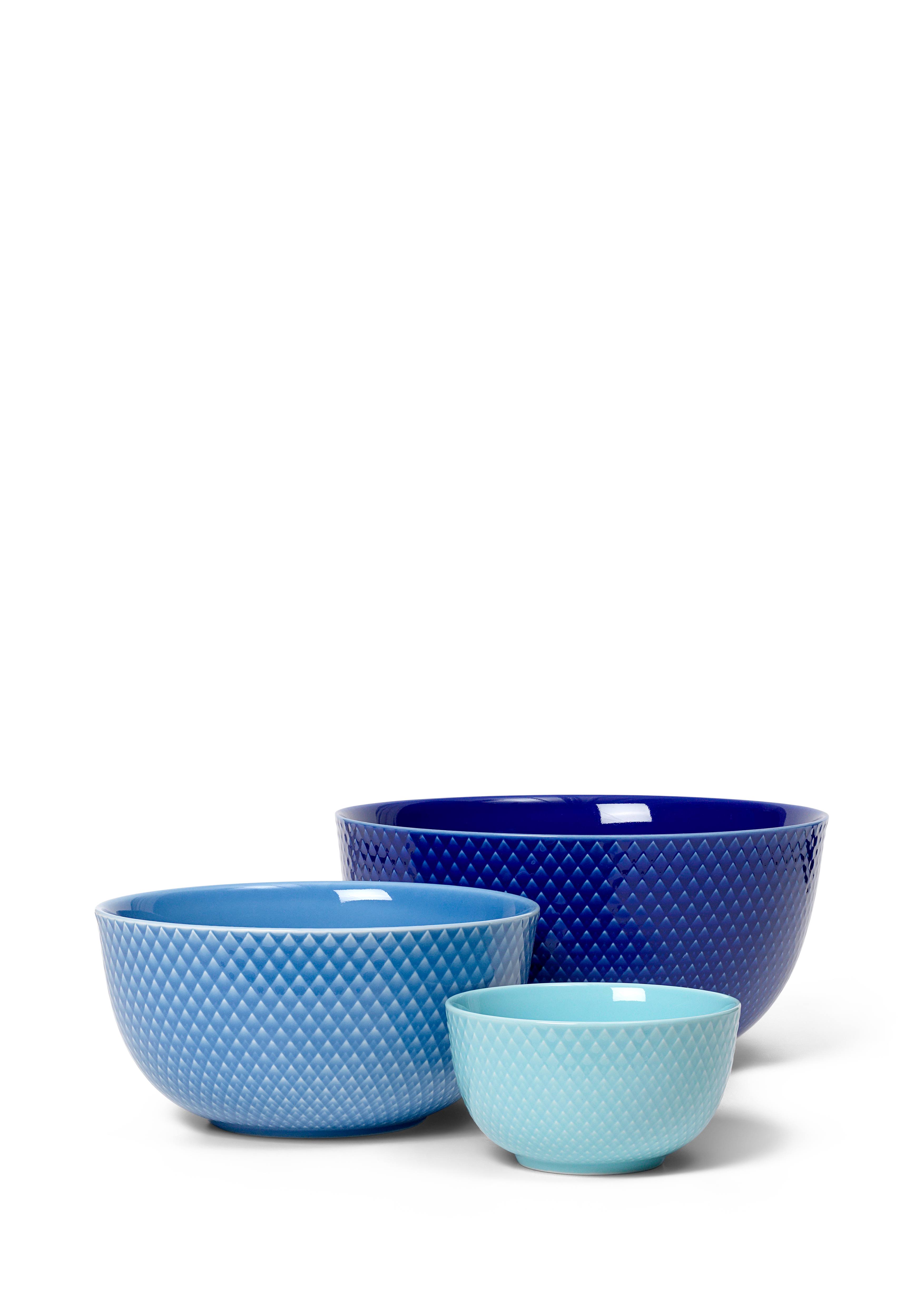 Lyngby Porcelæn Rhombe Color Skåler – Kjøp hos Rosendahl.com