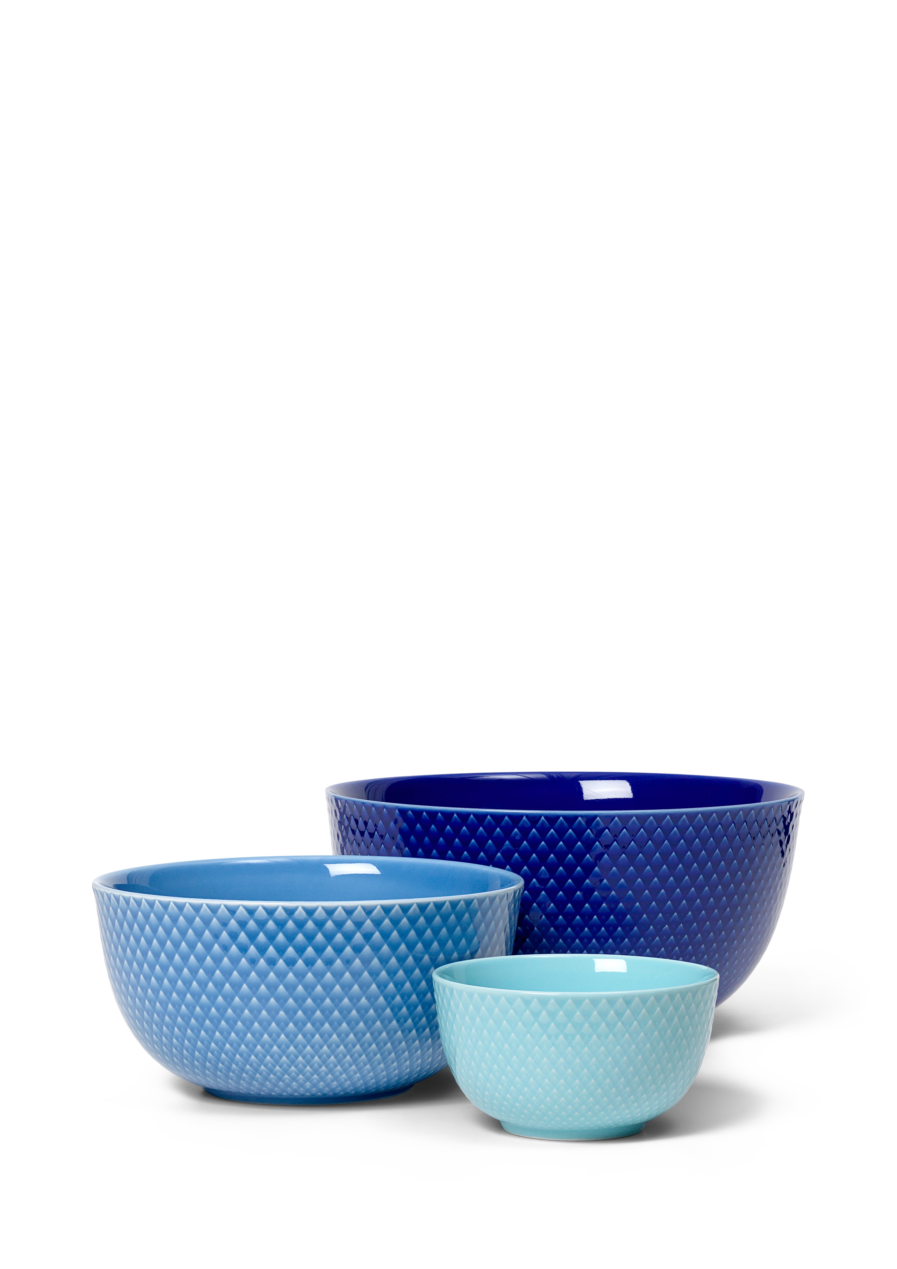 Lyngby Porcelæn Rhombe Color Skåler – Kjøp hos Rosendahl.com