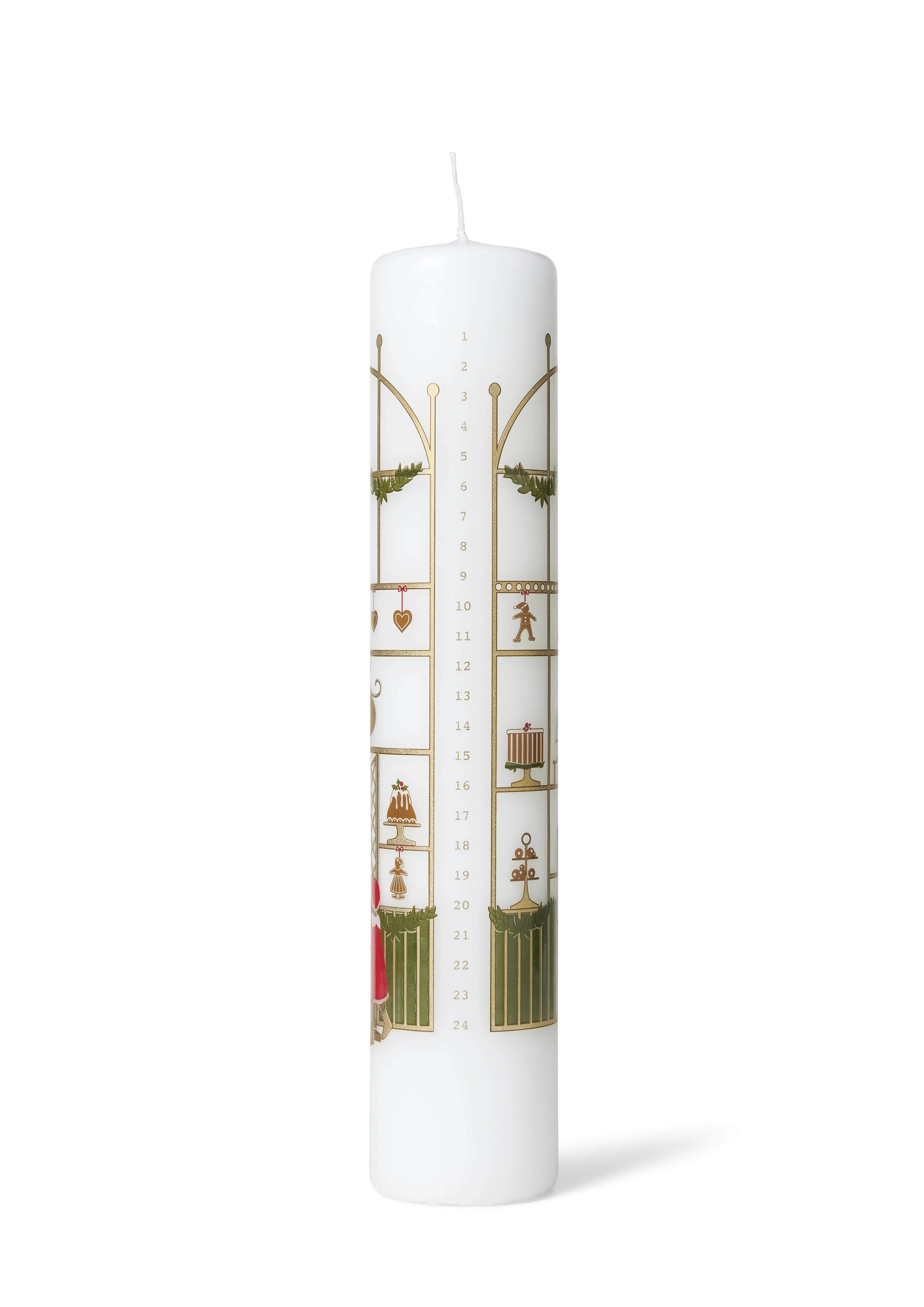 Kalenderlys Ø5 cm fra Holmegaard i farven Multi, lavet af Paraffin