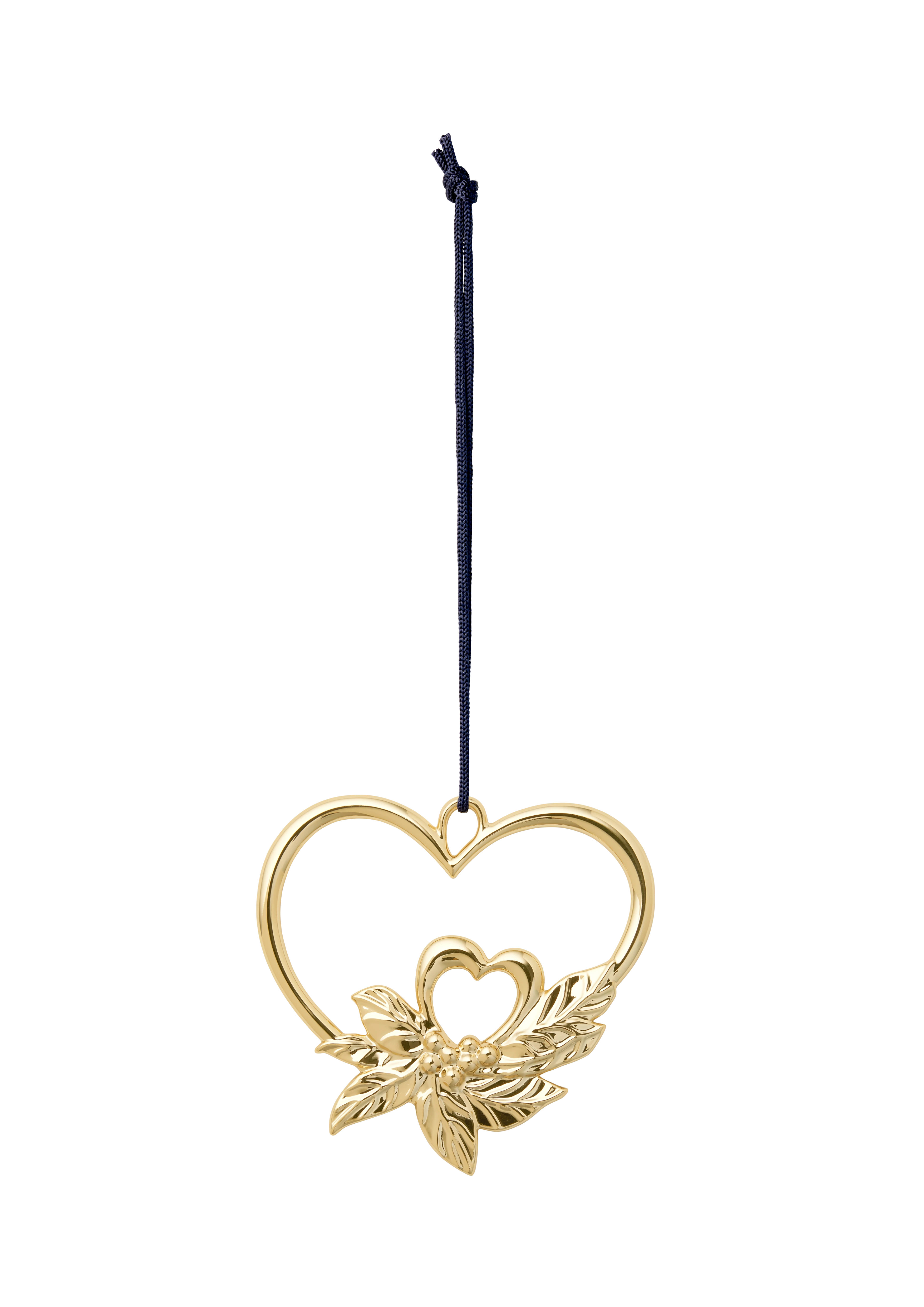 Double heart H7 from Rosendahl in Gold Plated color, made of Metal