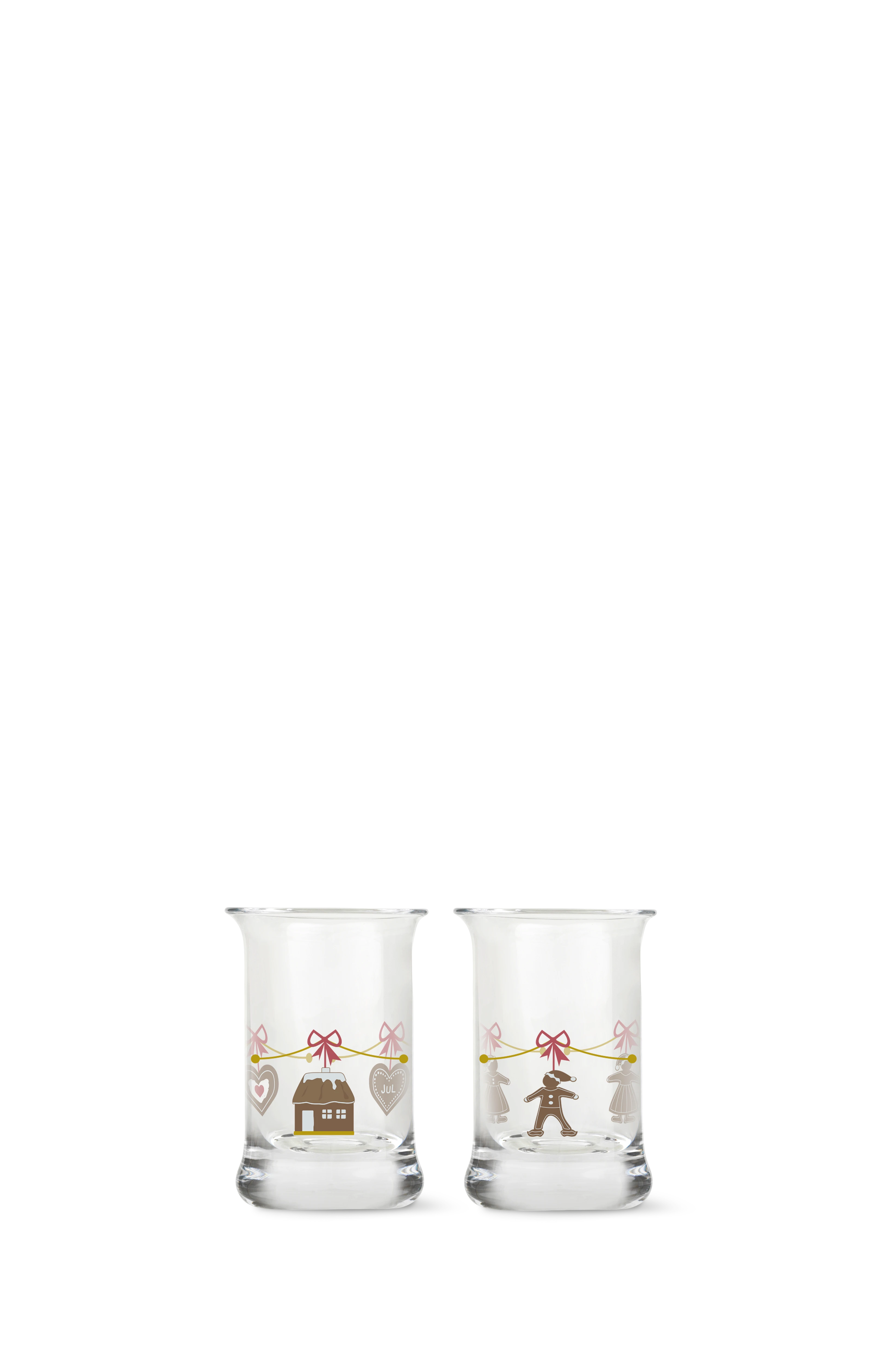 Julsnapsglas 2023 3 cl 2 st. från Holmegaard i färgen Multi, tillverkad av Glas