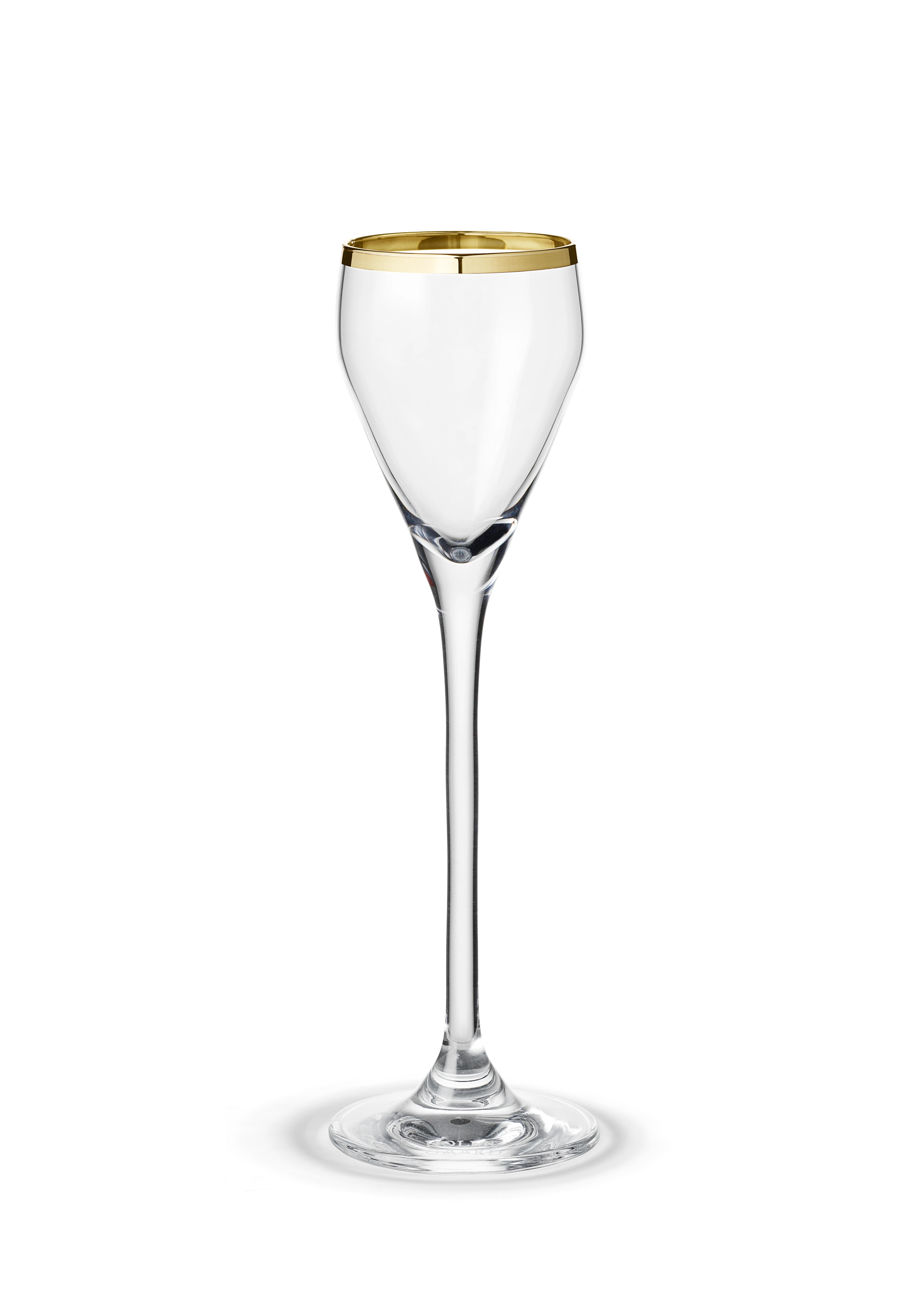 Snapseglas 5,5 cl 6 stk. fra Holmegaard i farven Guld, lavet af Glas