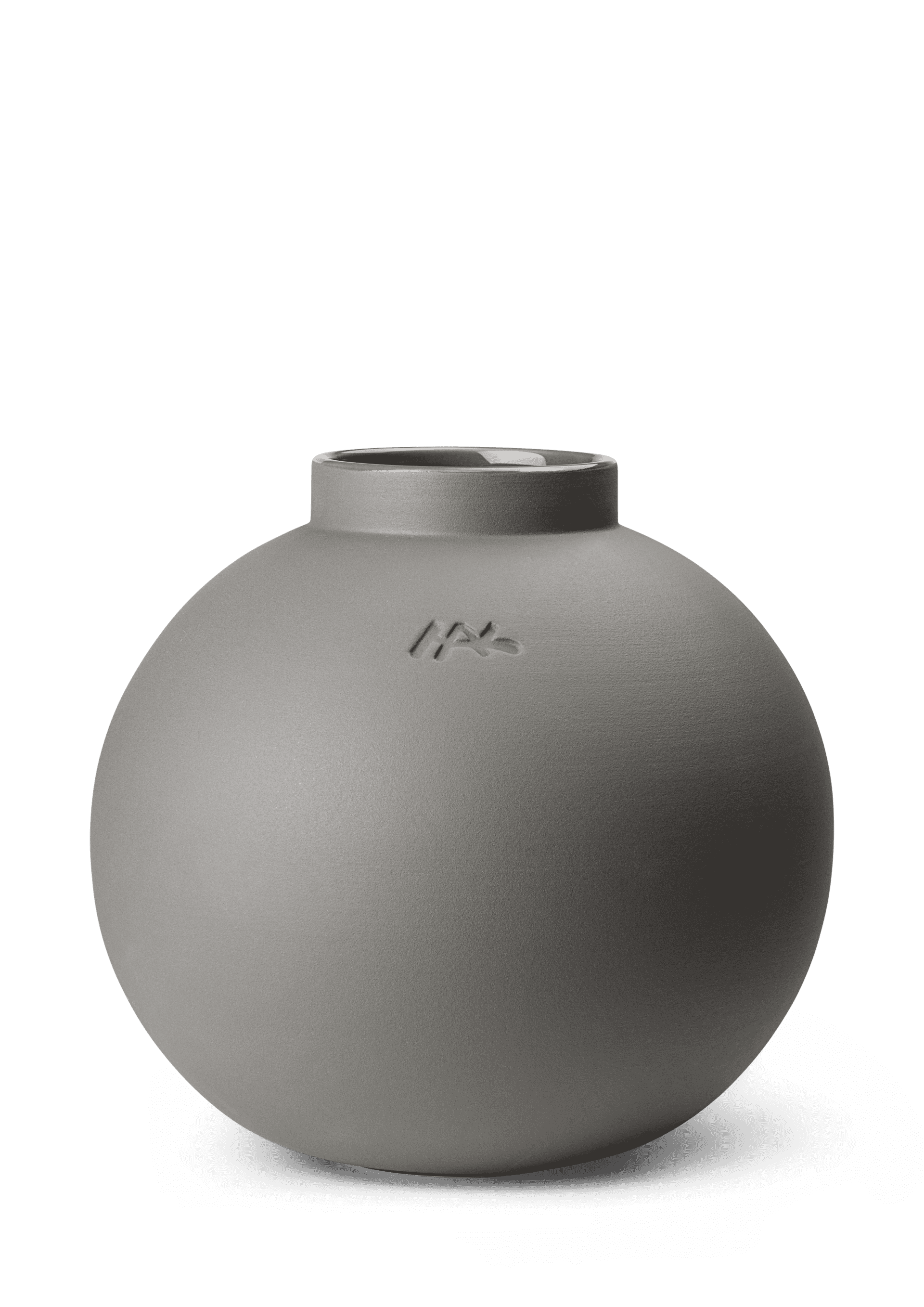 Globo Vase H20 cm grau