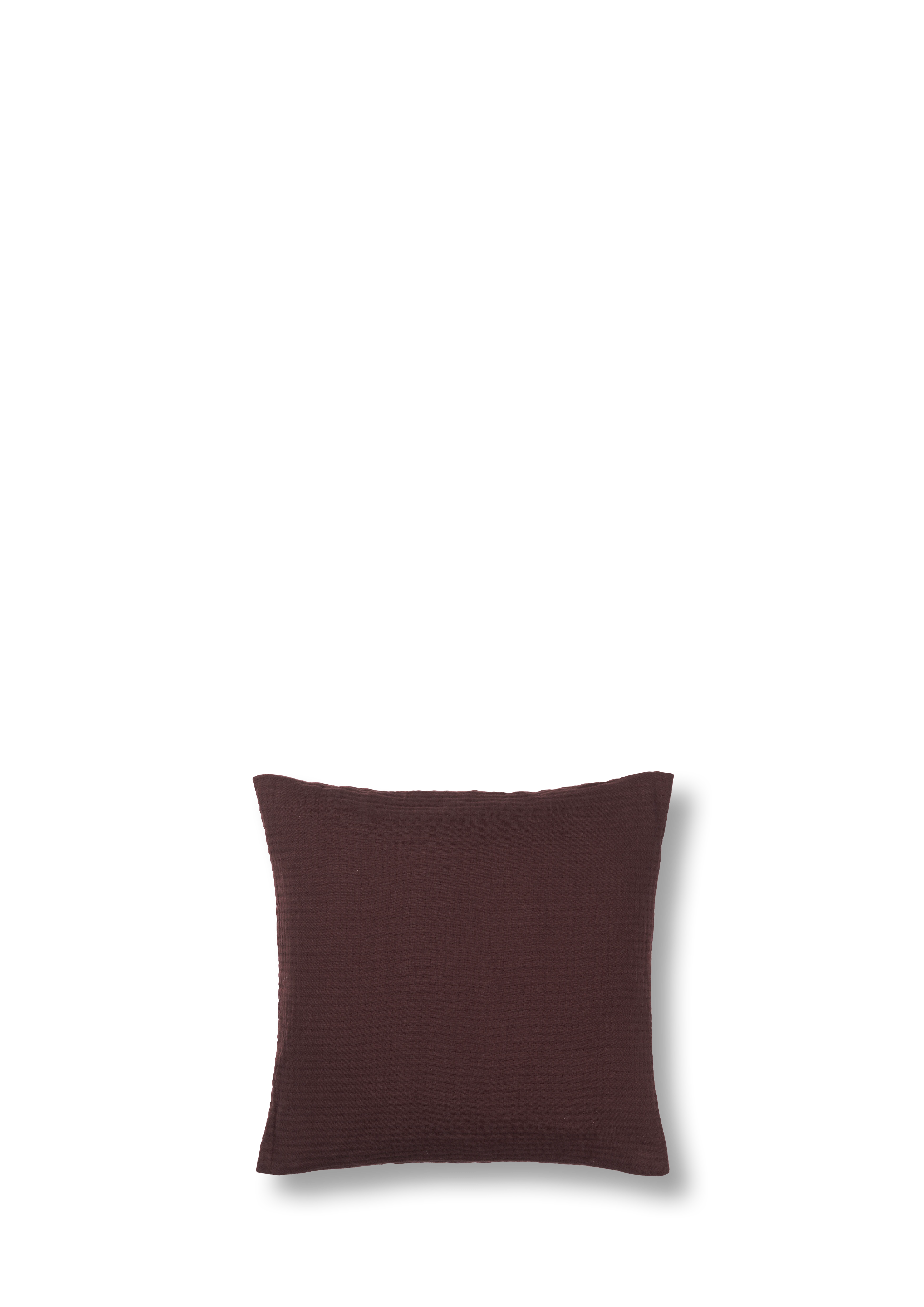 Kissen 45x45 cm von JUNA in der Farbe Chocolate, hergestellt aus Baumwolle