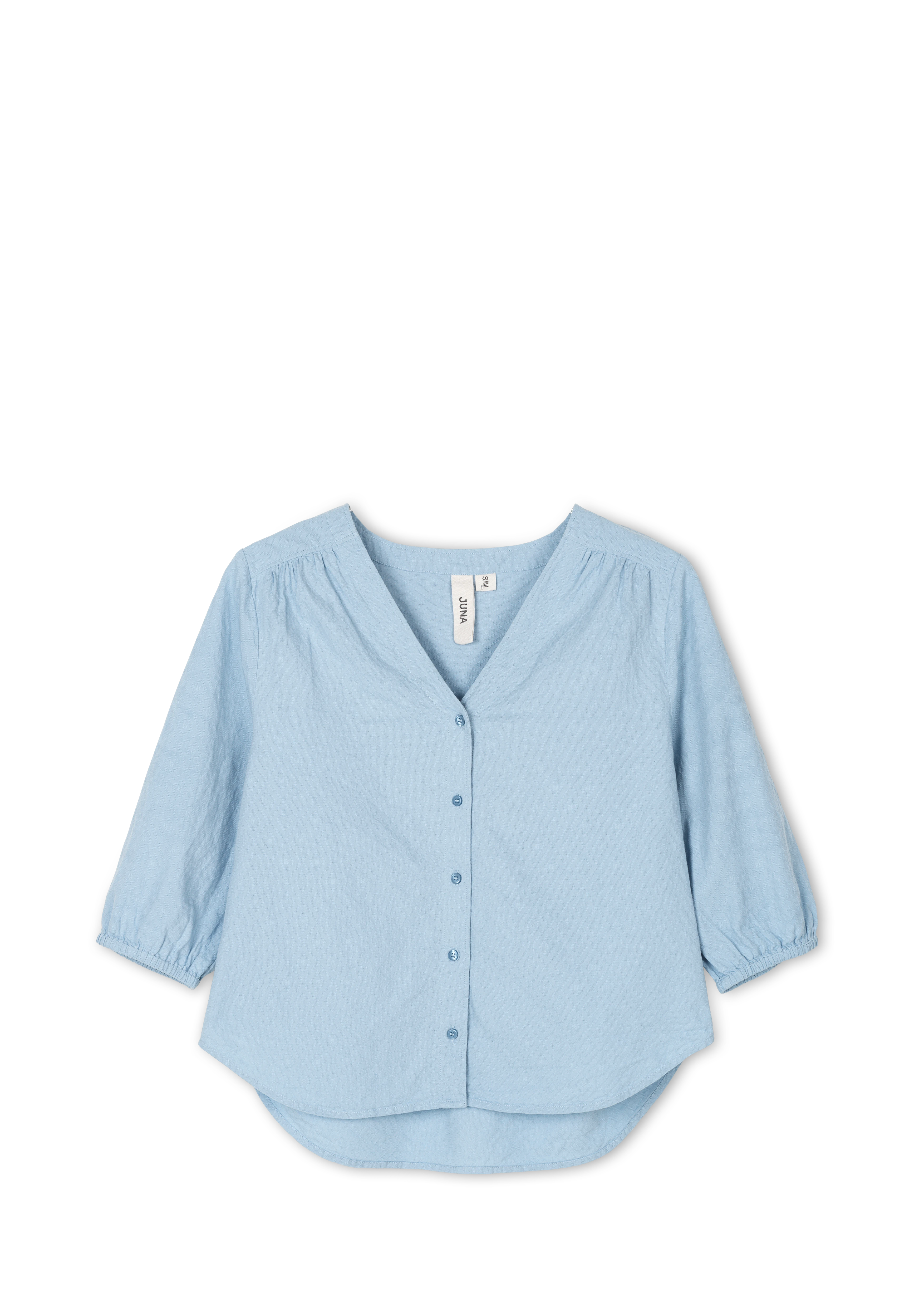 Adele shirt S/M from JUNA in Light blue color, made of Cotton