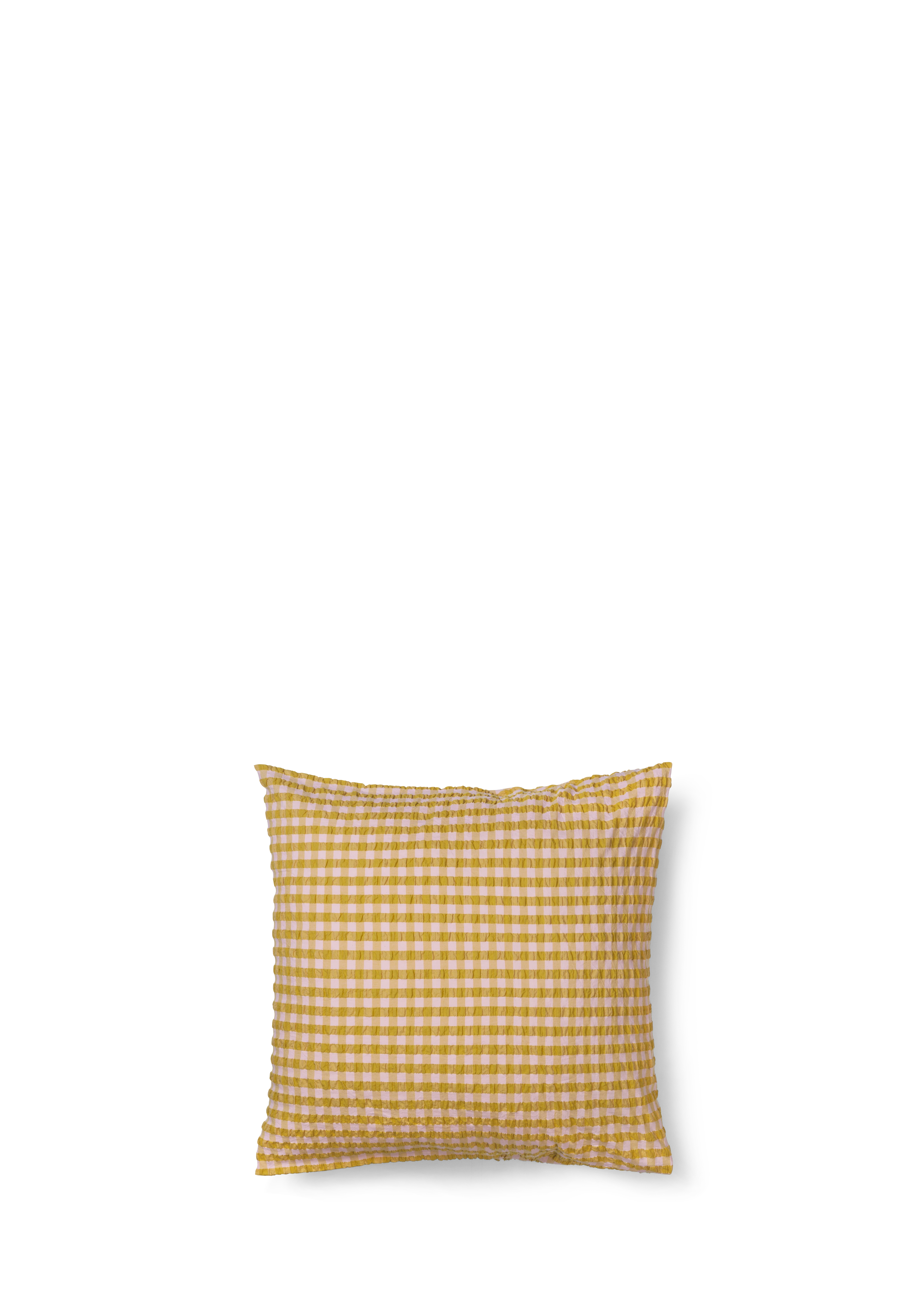 Putetrekk 63x60 cm fra JUNA i fargen Pink/Oker, laget av Bomull