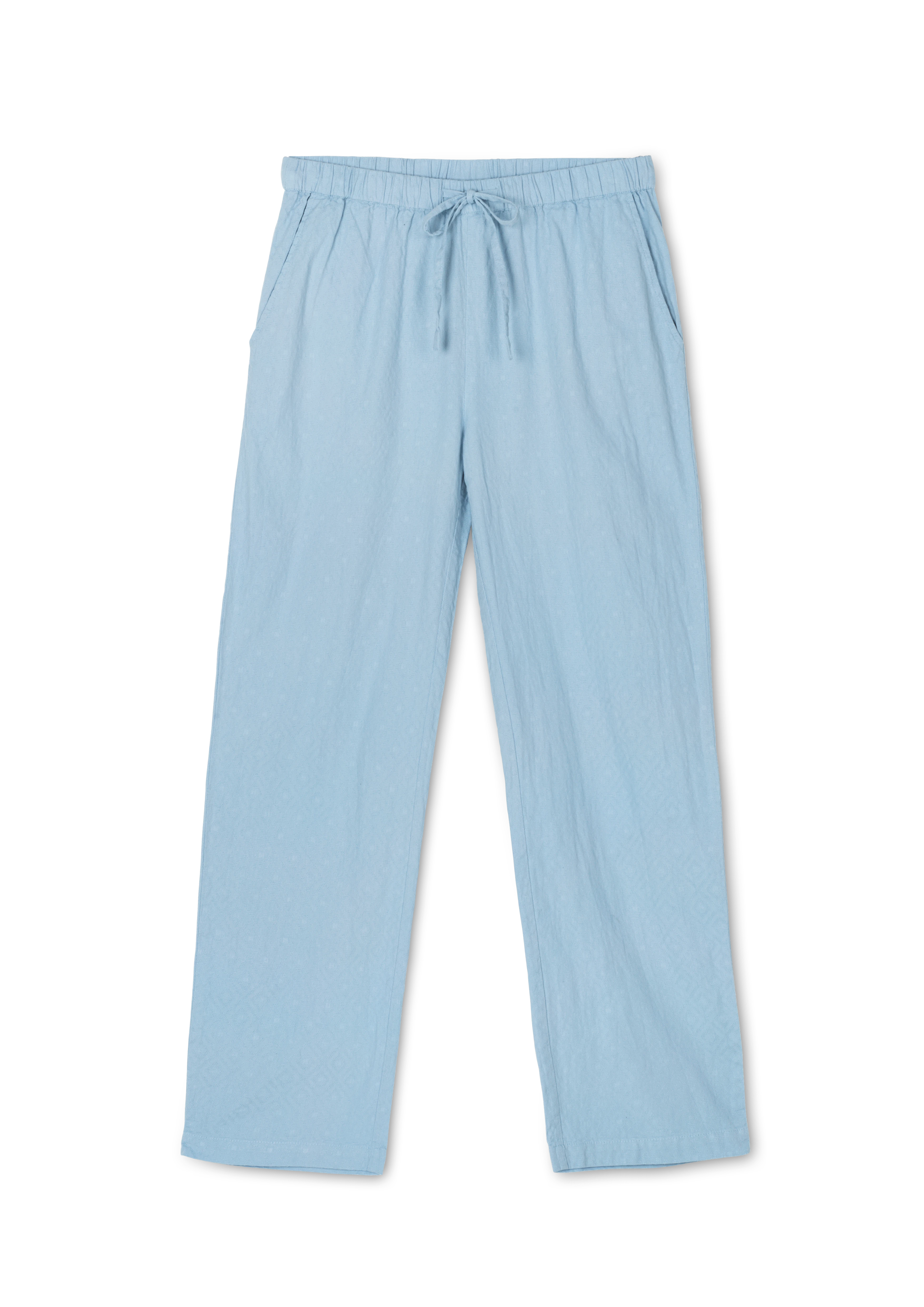 Barbara Pants M/L fra JUNA i farven Lys blå, lavet af Bomuld