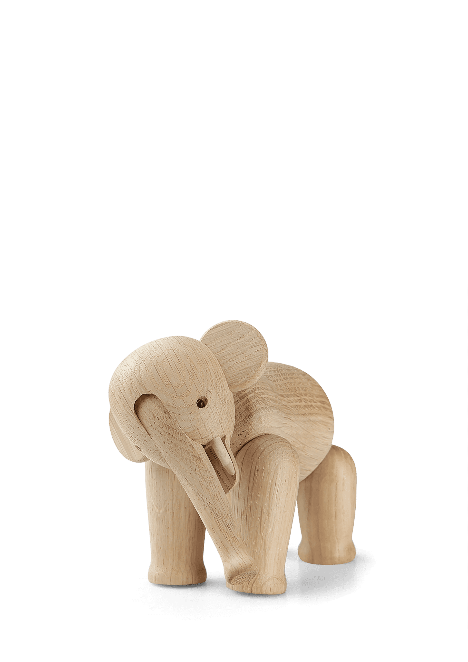 Kay Bojesen Elephant mini in Oak from serie Other animals