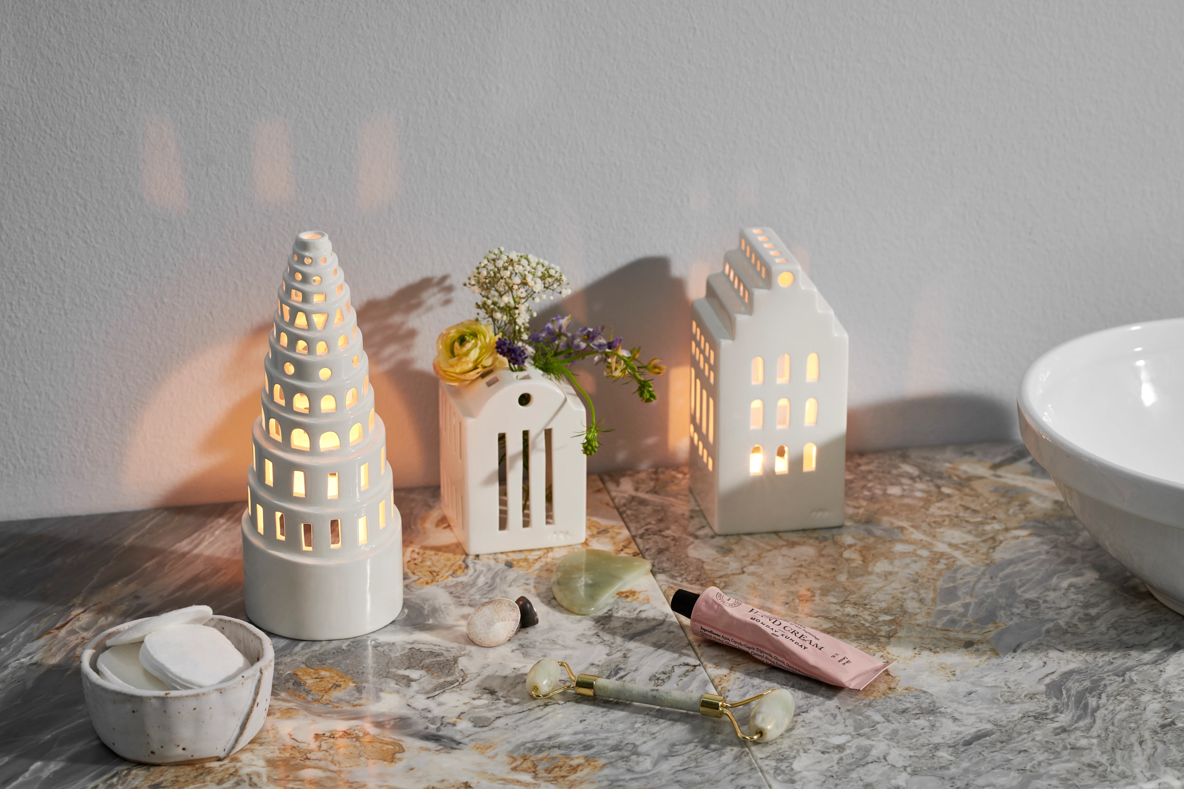 Lighthouse Manor H17 from Kähler  in White color, made of Ceramics