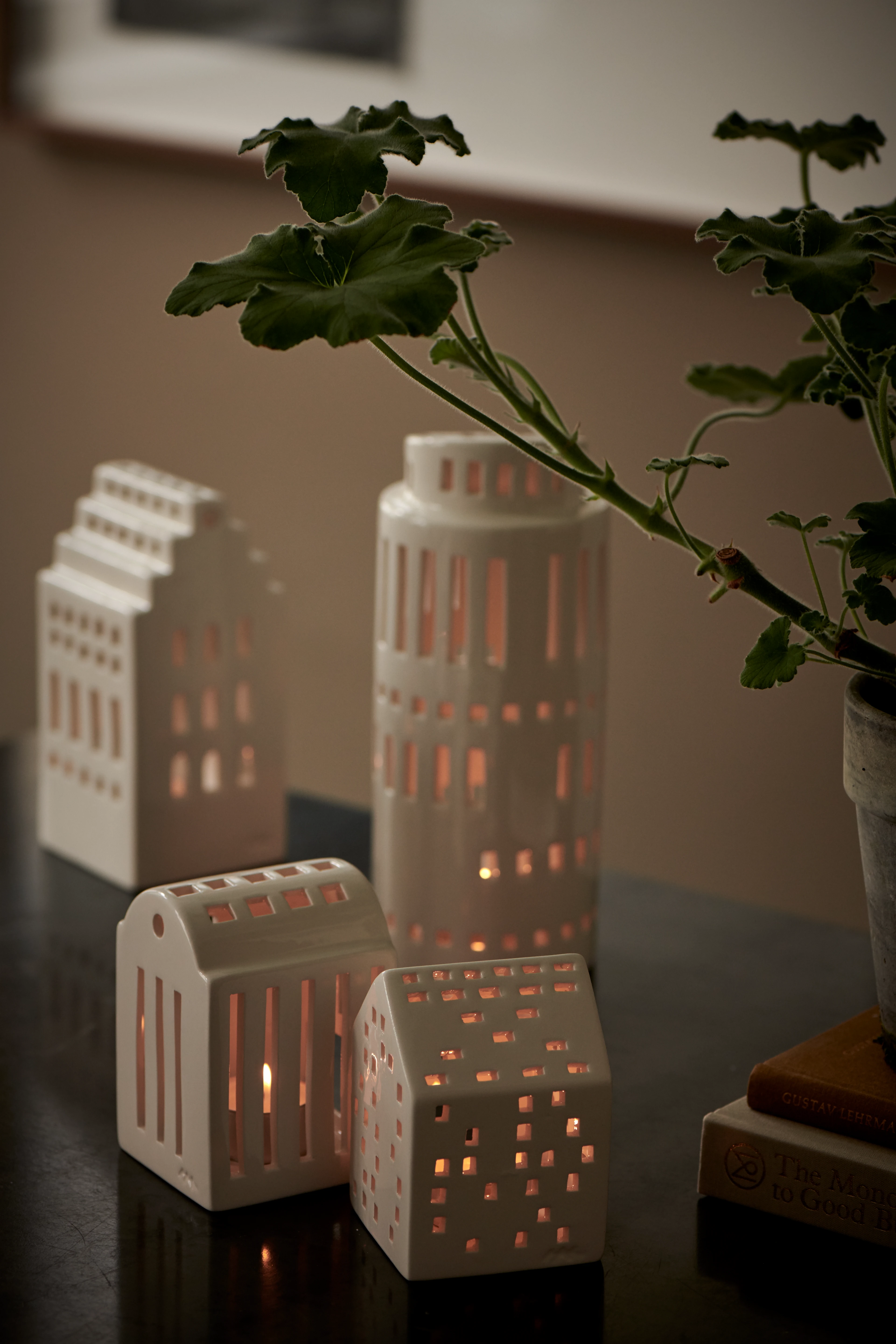 Lighthouse Smithy H10.5 from Kähler  in White color, made of Ceramics