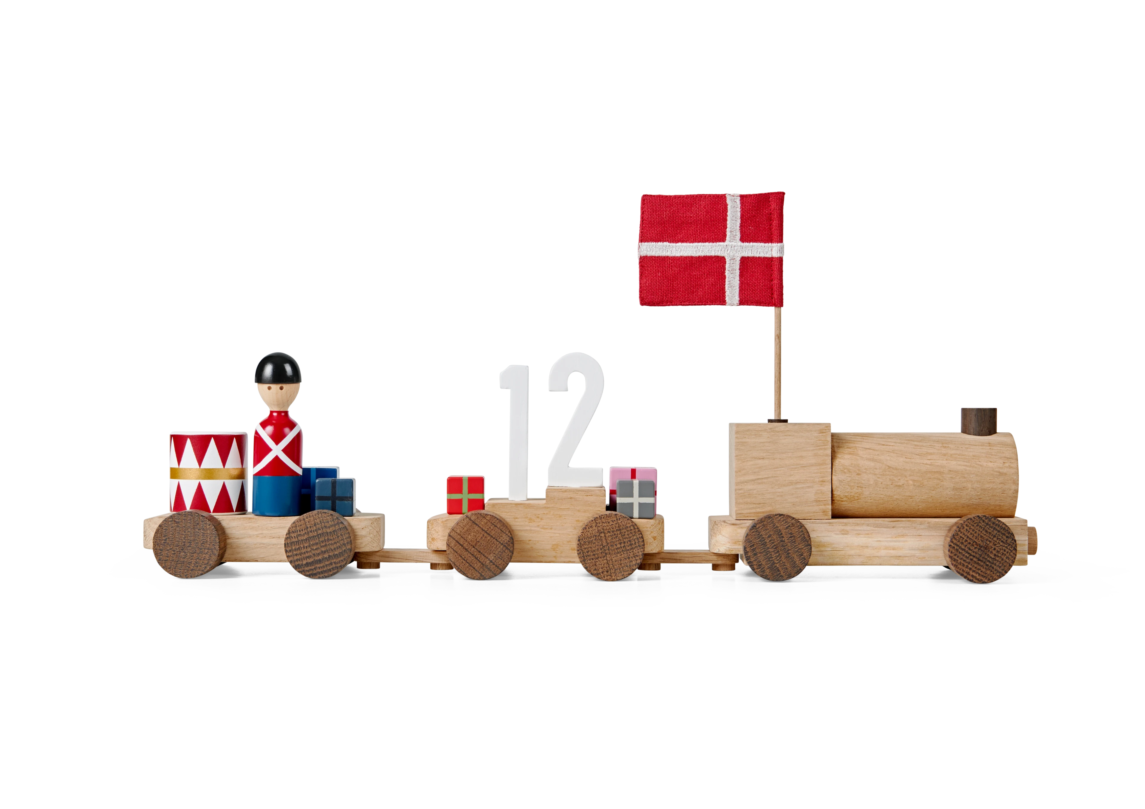 Bursdagstog, dansk fra Kay Bojesen i fargen Eik/Røkt eik, laget av Tre