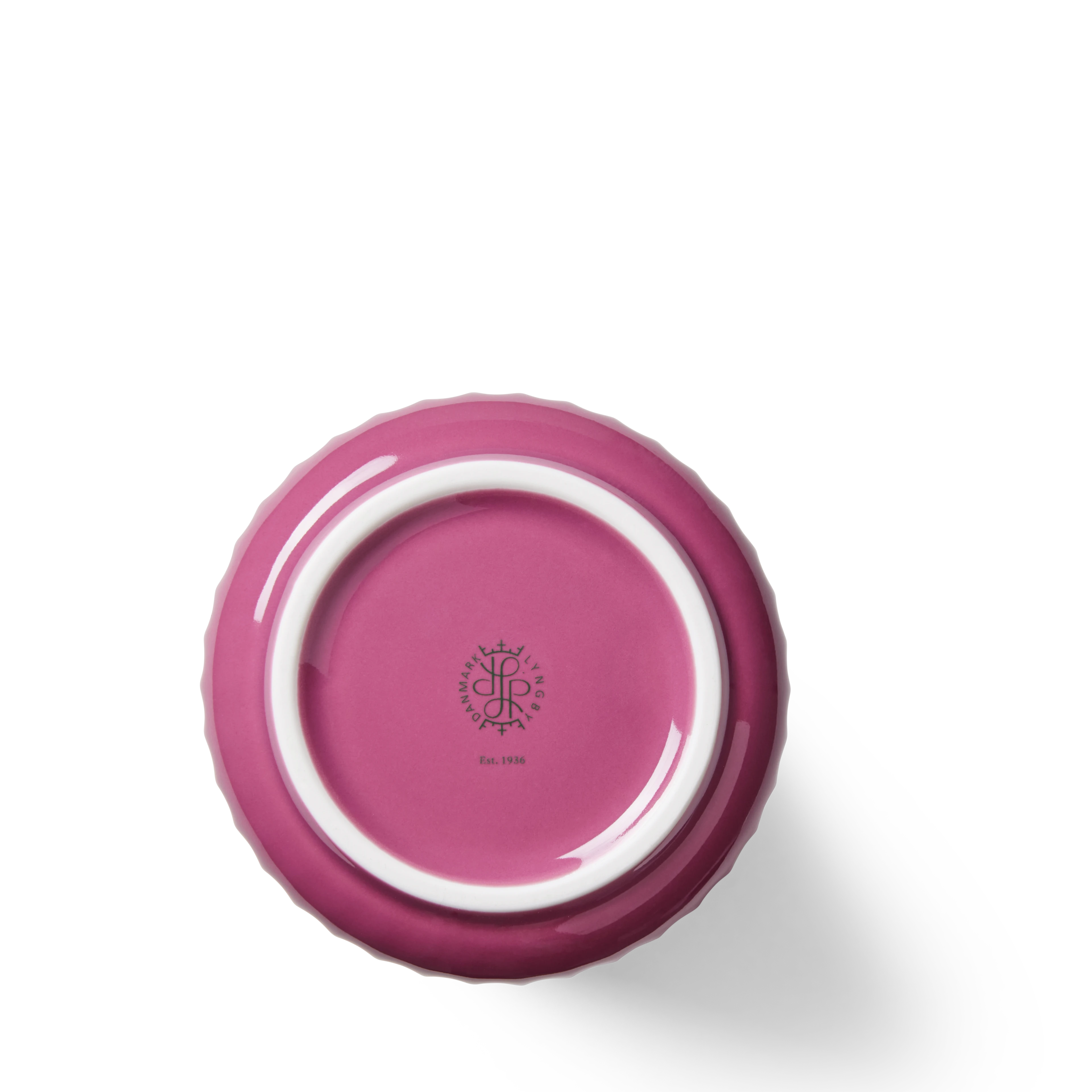 Vase H20.5 cm from Lyngby Porcelæn in Purple color, made of Ceramics