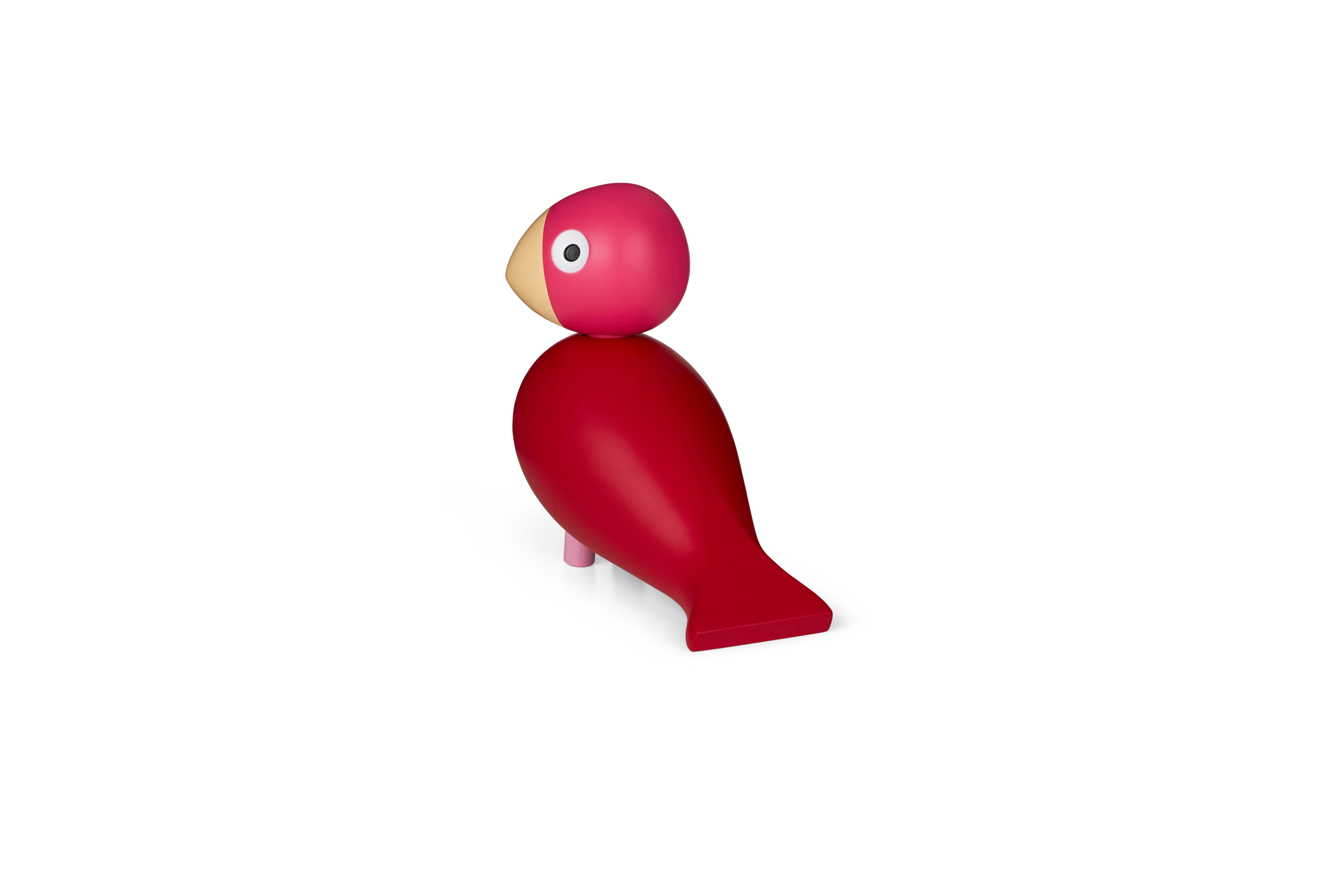 Flora Year Bird 2024 H12.5 cm fra Kay Bojesen i farven Pink, lavet af Træ