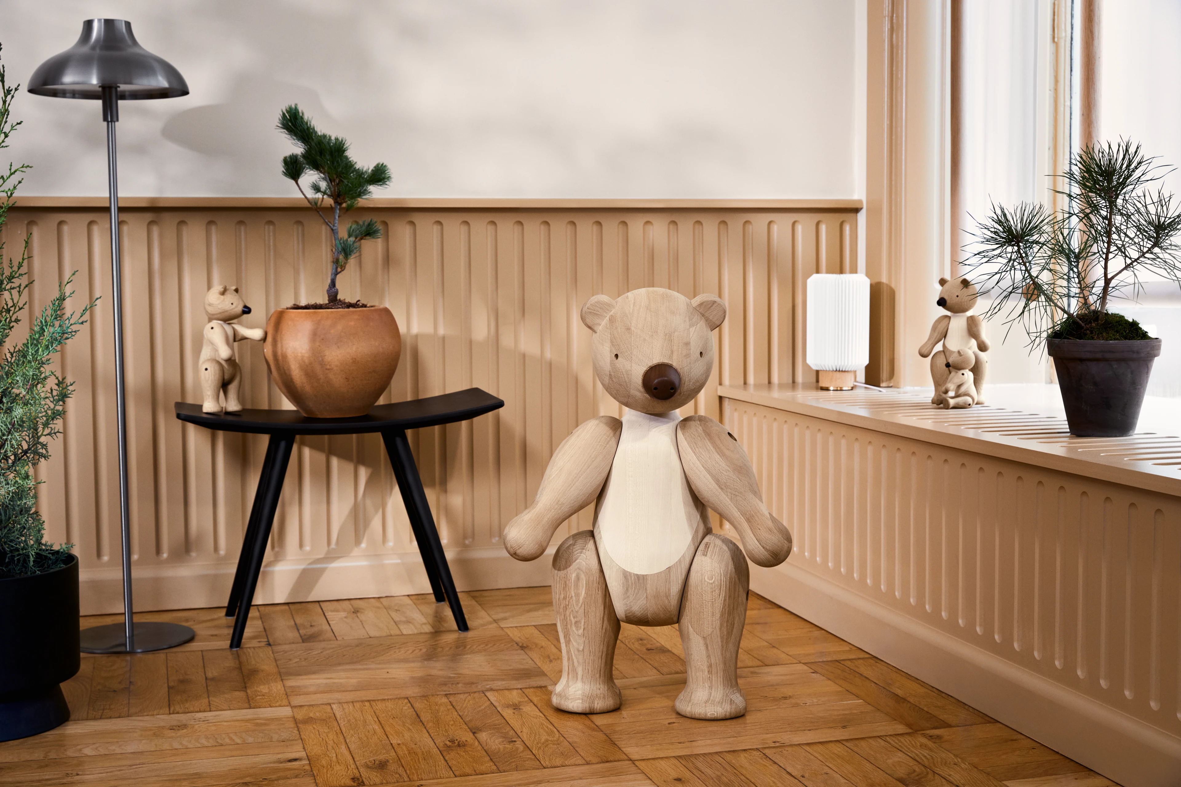 Bjørn XXL fra Kay Bojesen i farven Eg/Ahorn, lavet af Træ