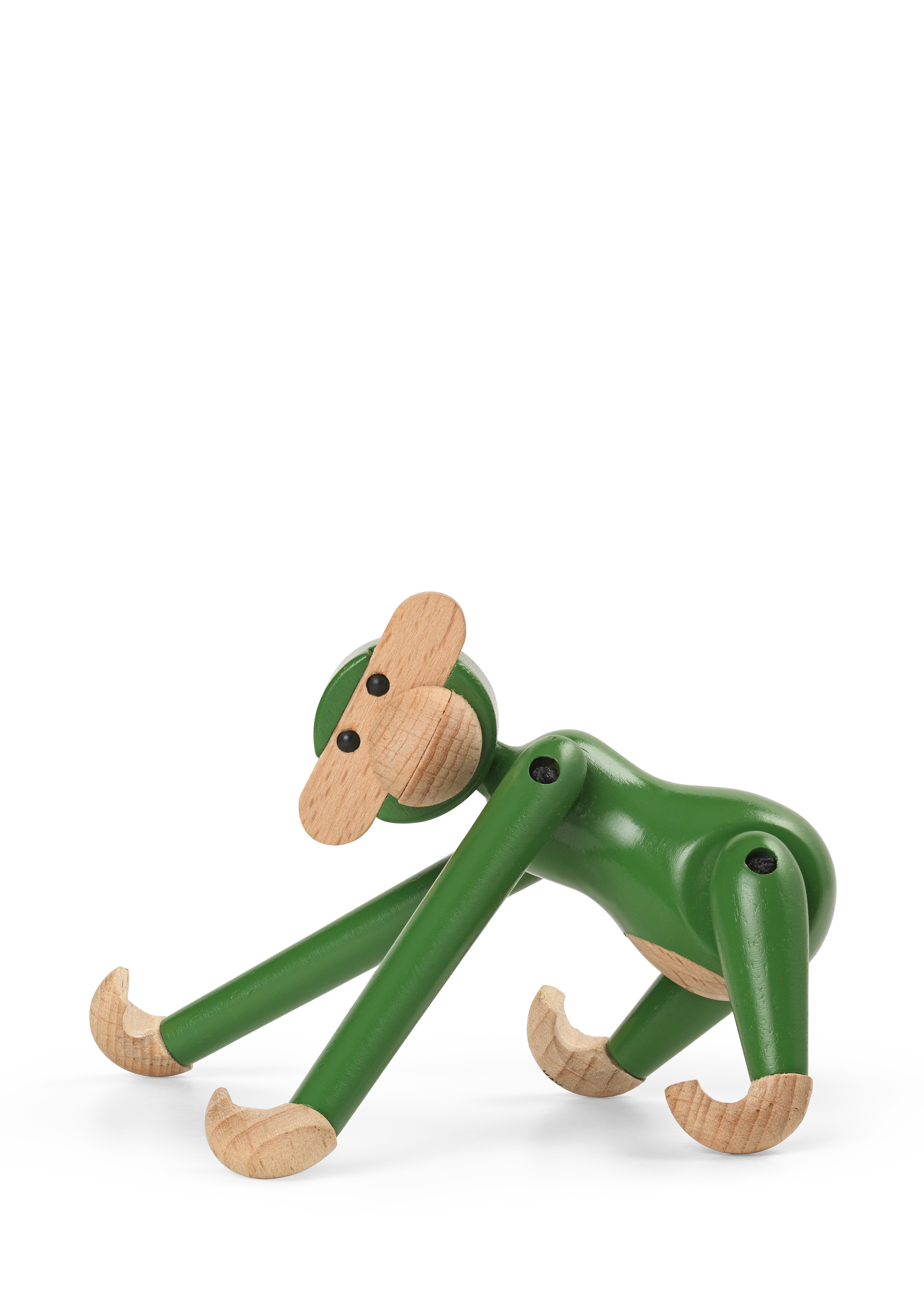 Monkey mini from Kay Bojesen in Vintage Green color, made of Wood