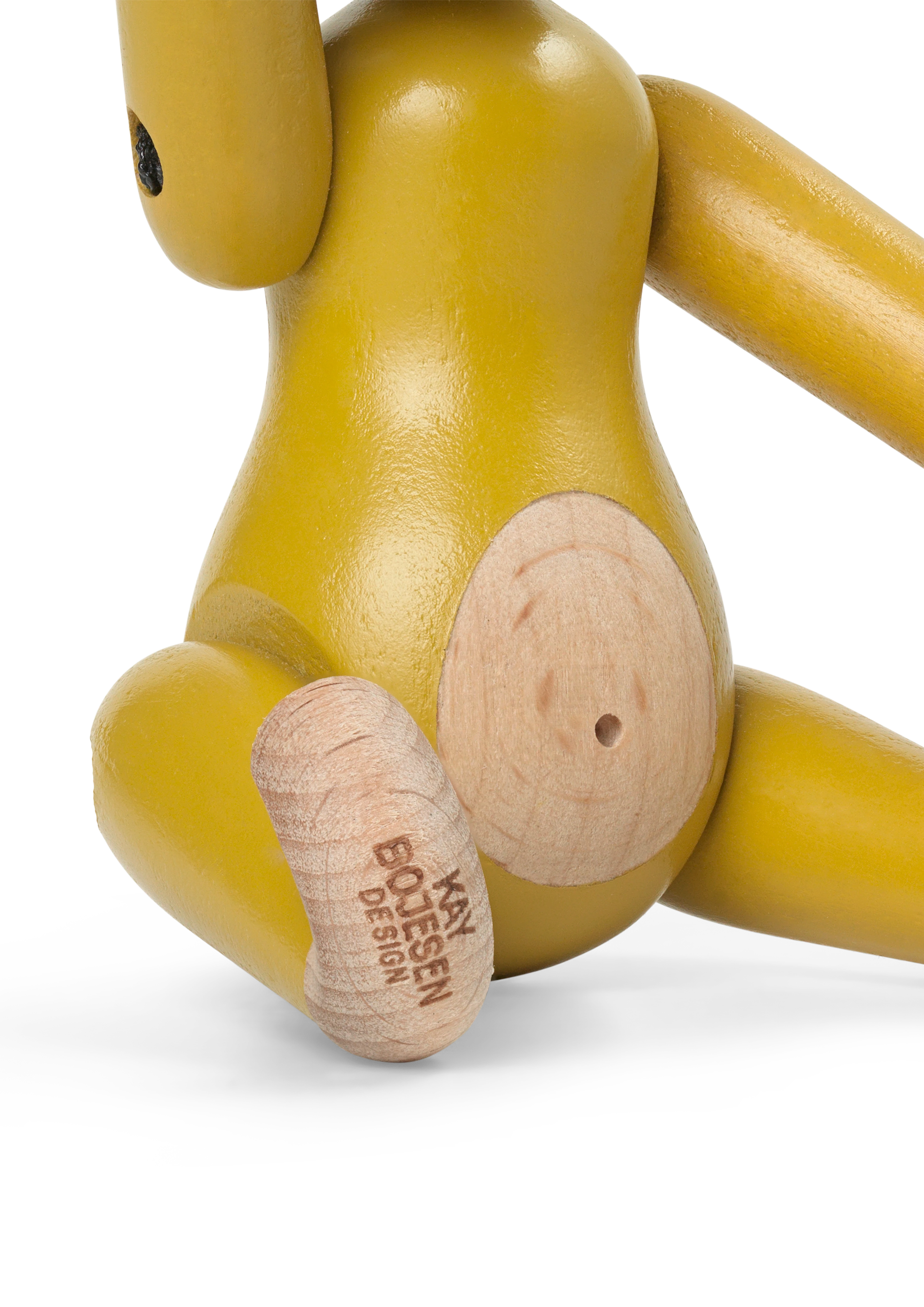 Monkey mini from Kay Bojesen in Vintage Yellow color, made of Wood