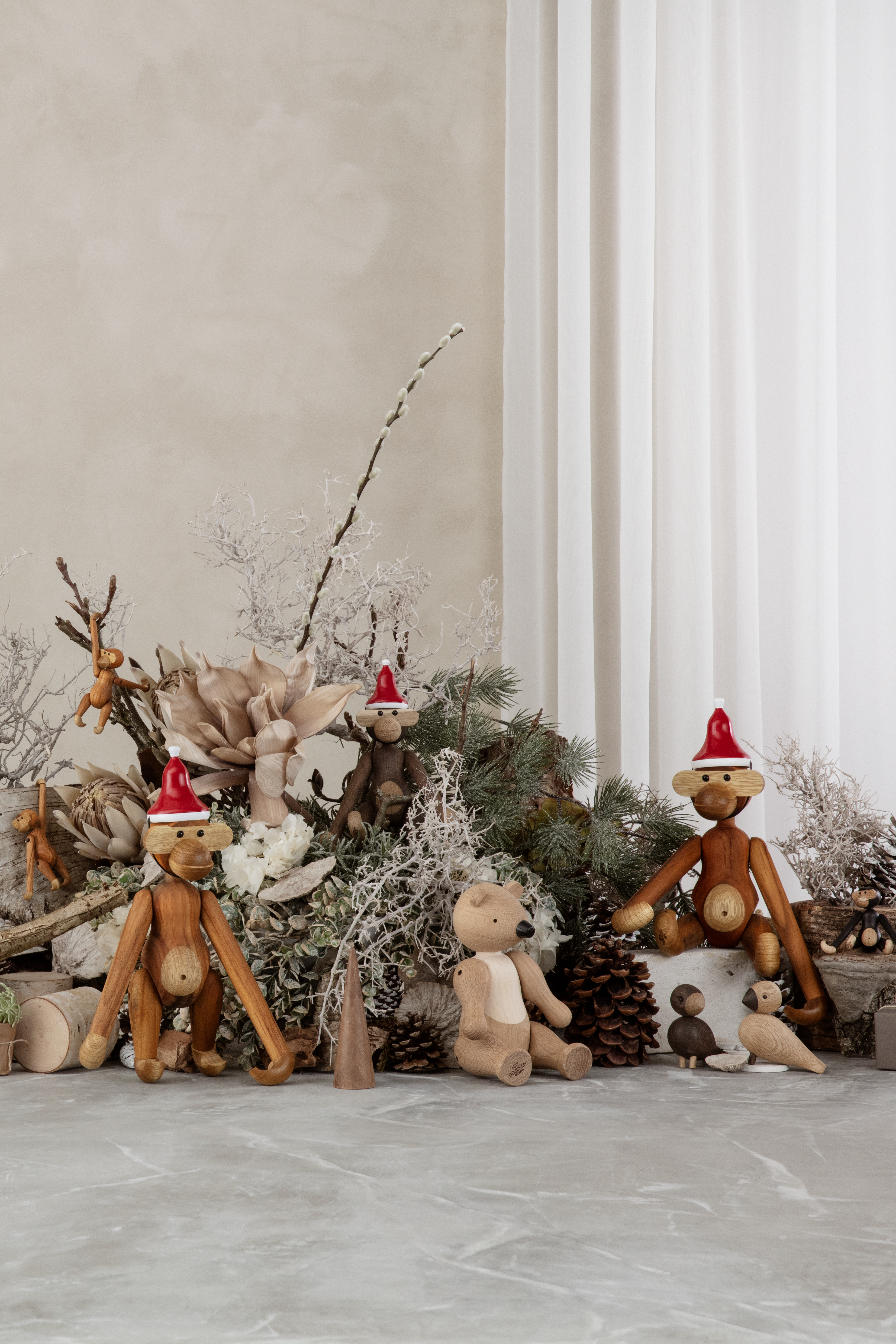 美品【KAY BOJESEN】SANTA CLAUS Kay Bojesen Santa's cap small in Red/White