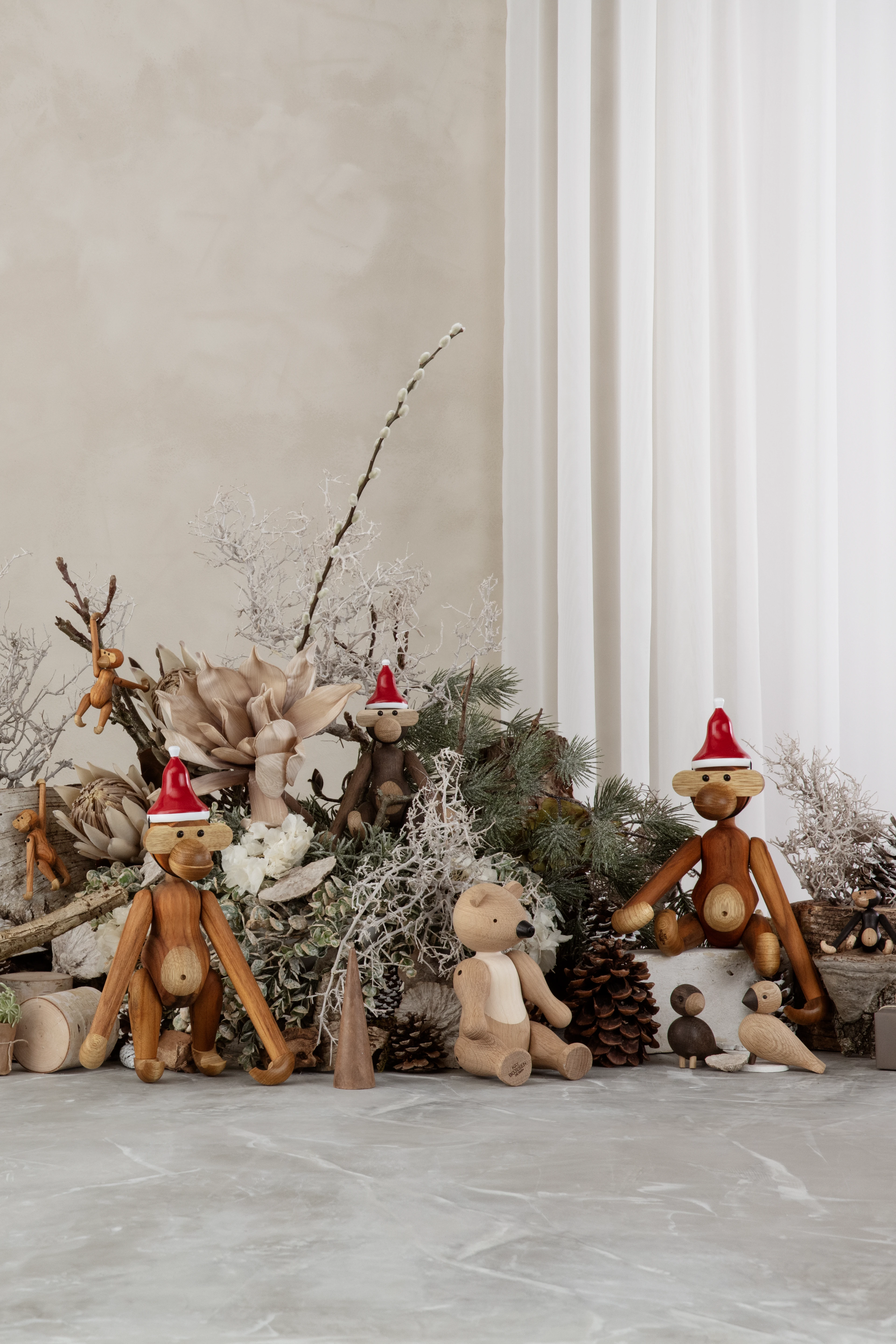 Tomtemössa medium från Kay Bojesen i färgen Röd/Vit, tillverkad av Trä