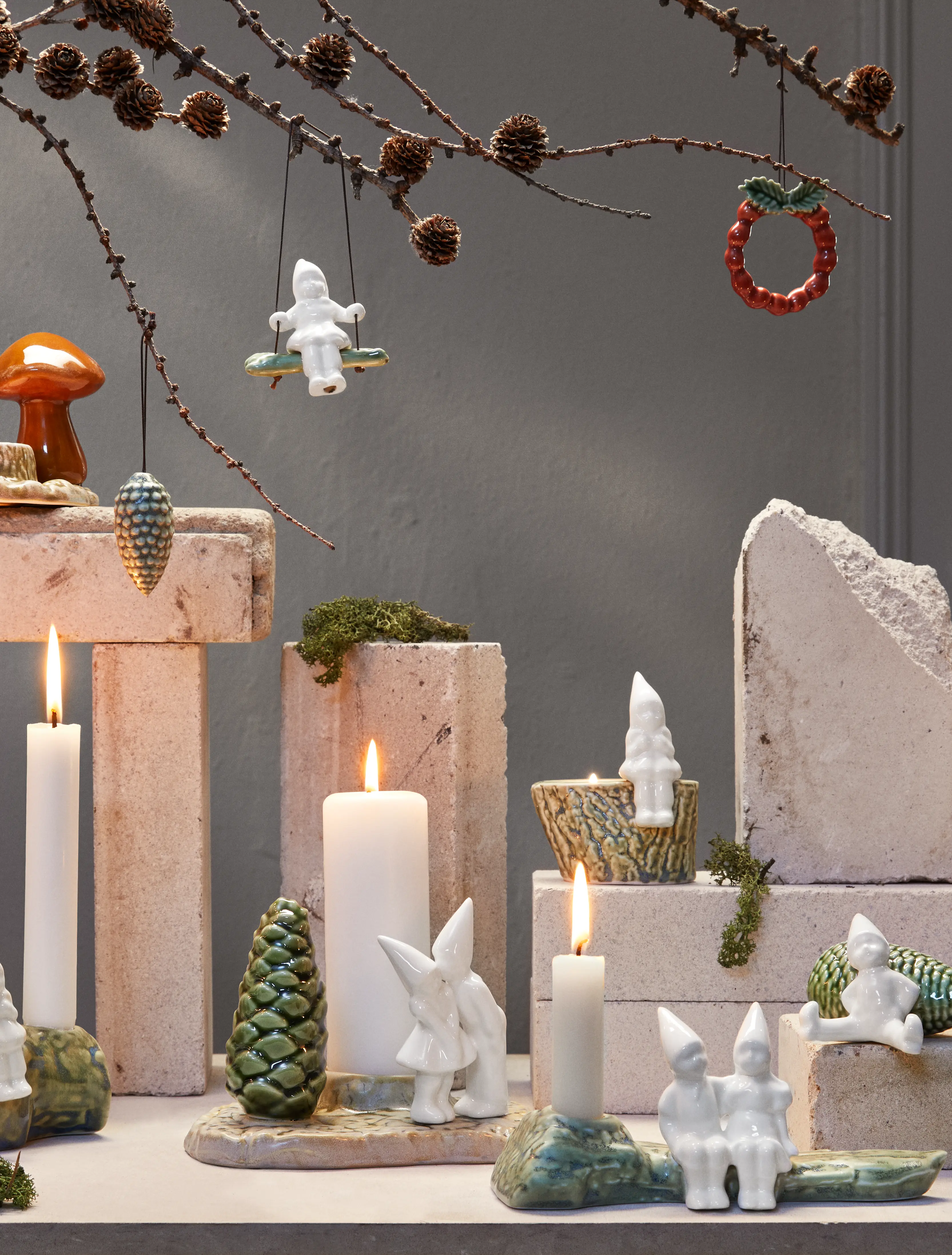 Kähler Christmas Advent H10 in White