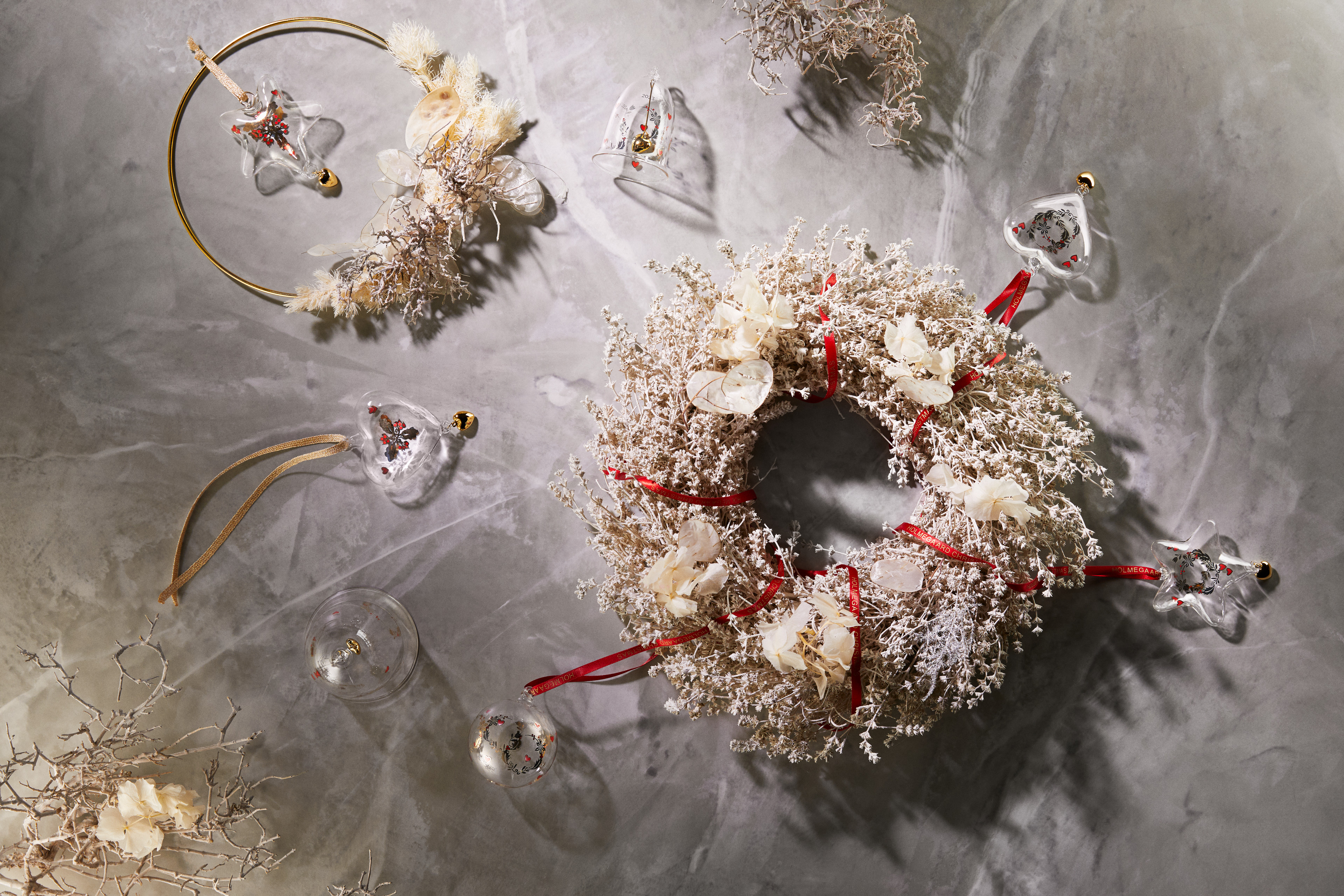 Juleophæng i glas af Ann-Sofi Romme
