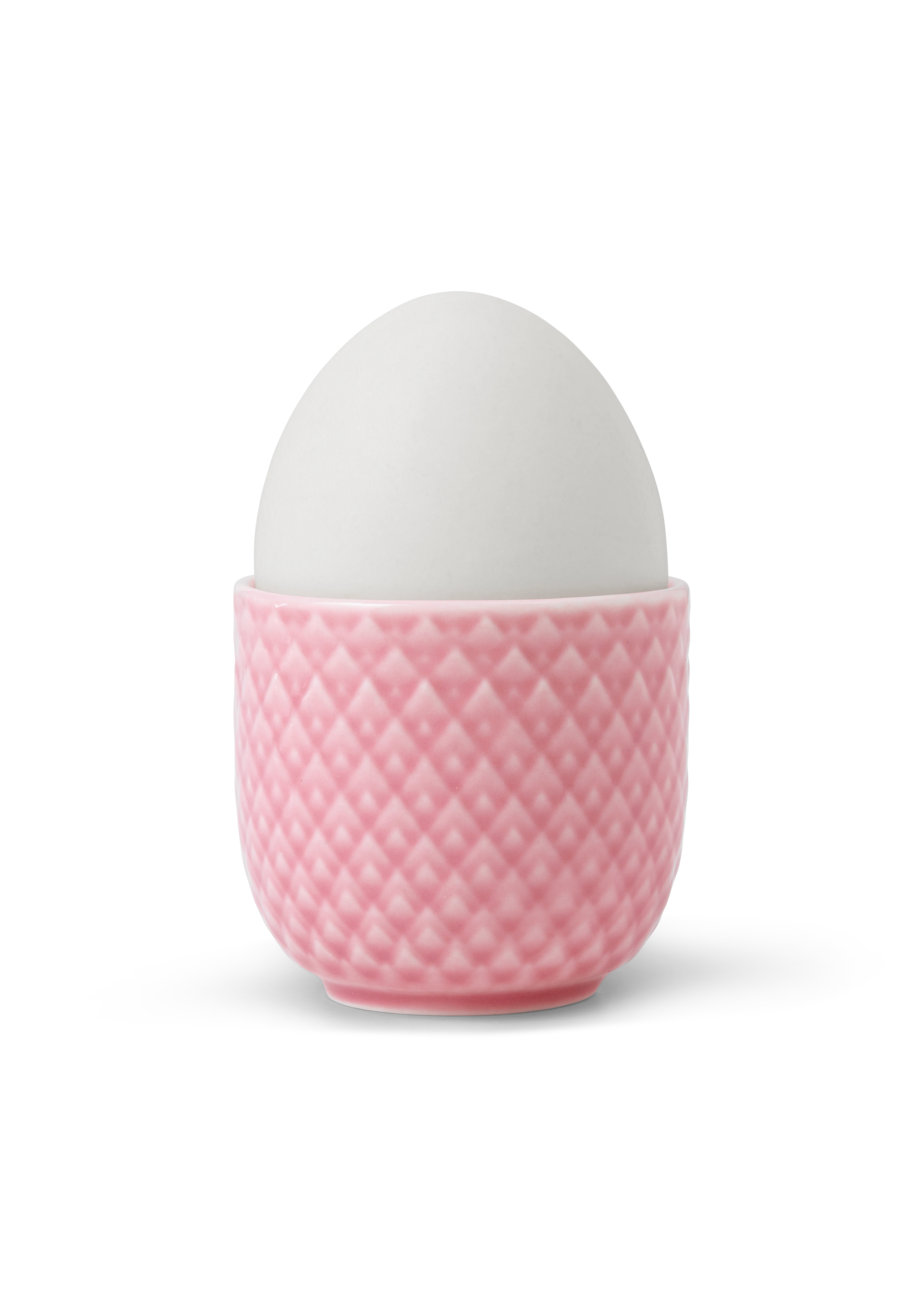 Egg cup Ø5 cm from Lyngby Porcelæn in Rose color, made of Ceramics